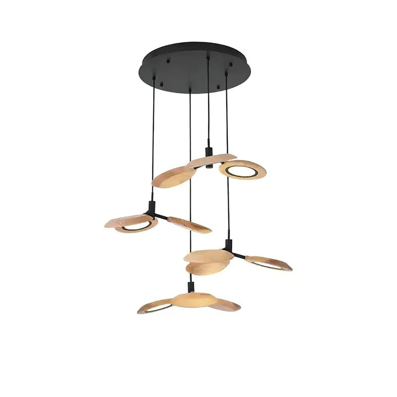 Alnoraris Tiered Wood Pendant Light - Image 28