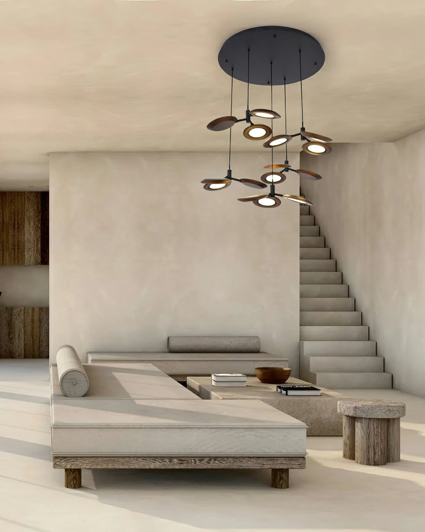 Alnoraris Tiered Wood Pendant Light - Image 3