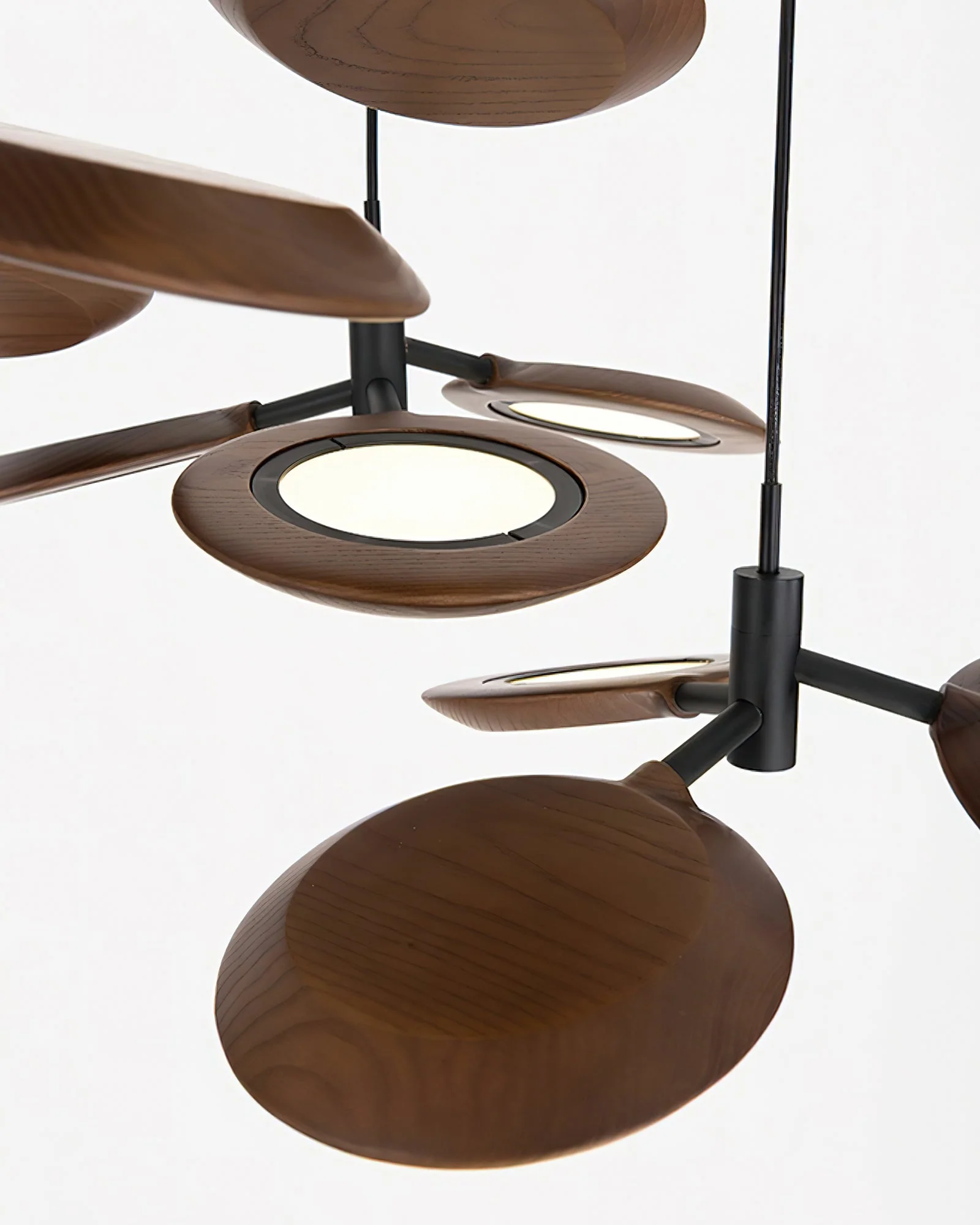 Alnoraris Tiered Wood Pendant Light - Image 6