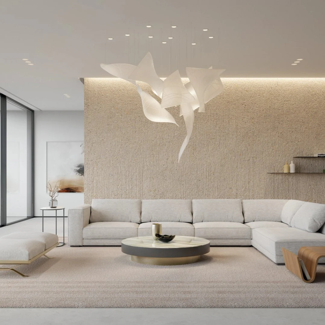 Alnoror Sculptural Gold Pendant Light - Image 13