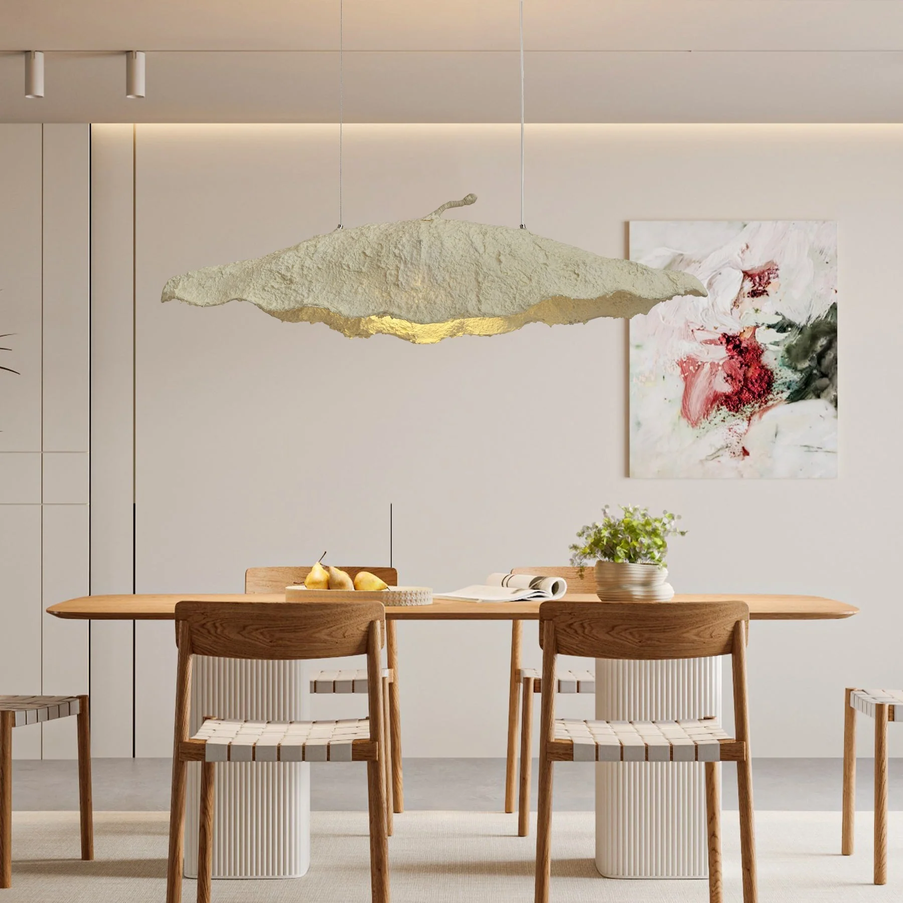 Altalis Artisanal Paper Pulp Pendant Light - Image 2