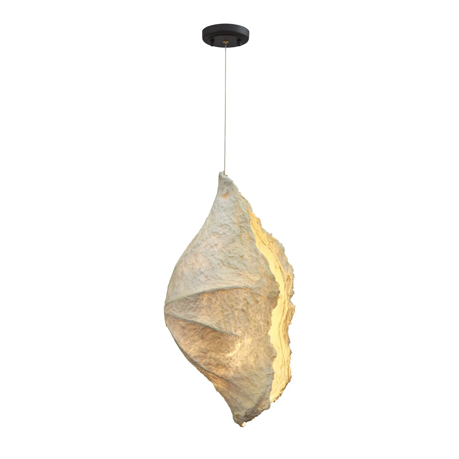 Altalis Artisanal Paper Pulp Pendant Light - Image 6
