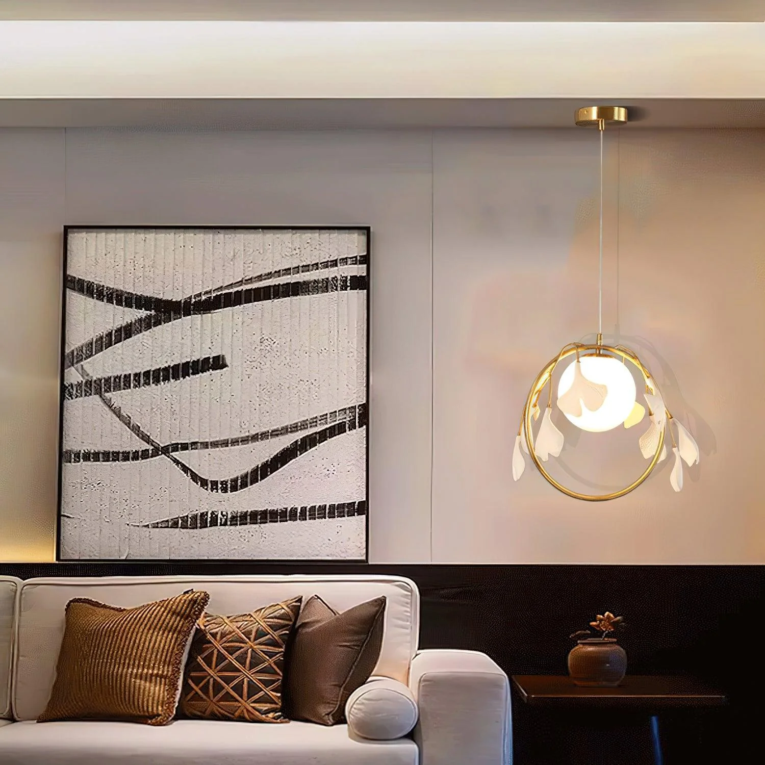 Althera Ceramic Artistic Pendant Lamp - Image 6