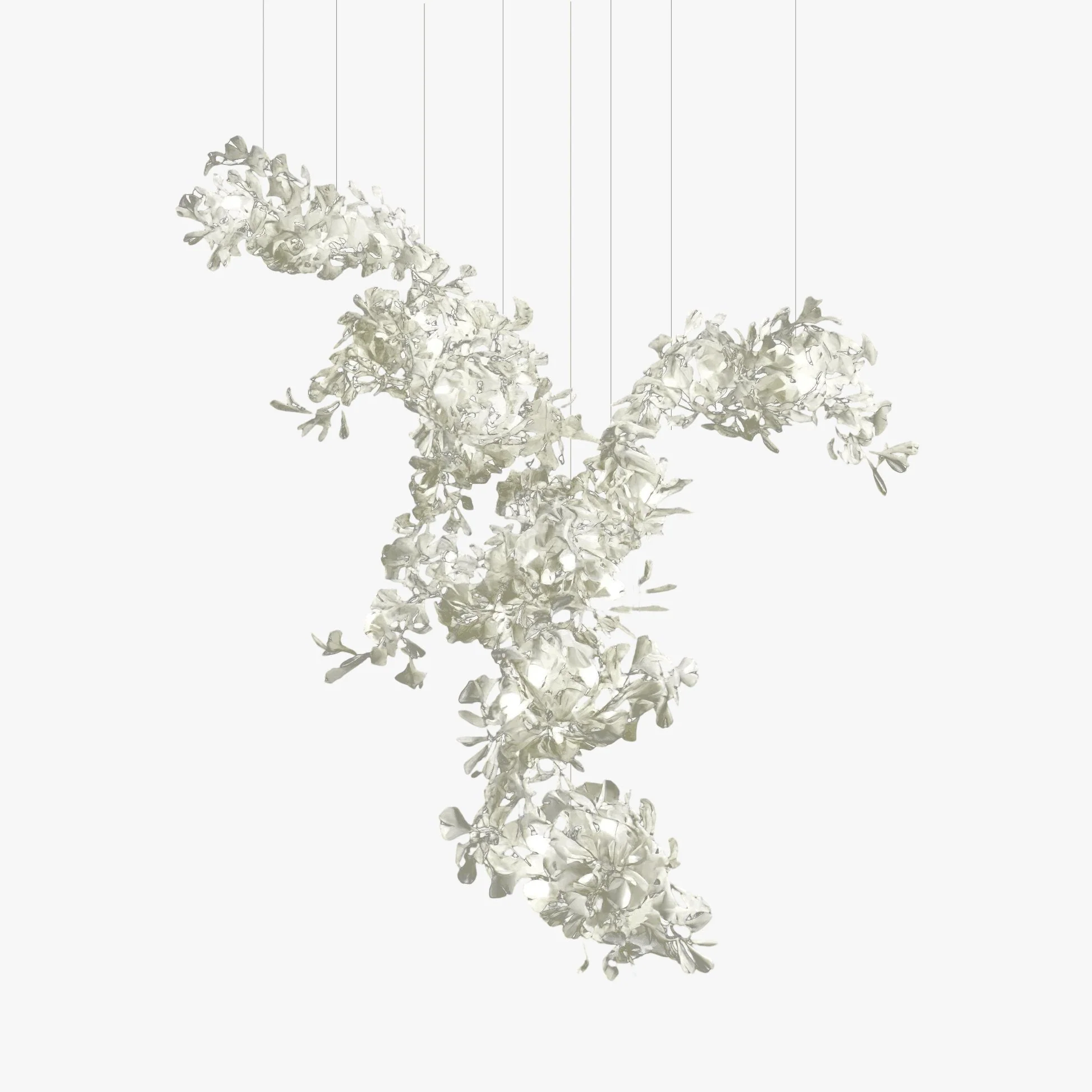 Alvenan Gingko  Ceramic Combination Chandelier - Image 6