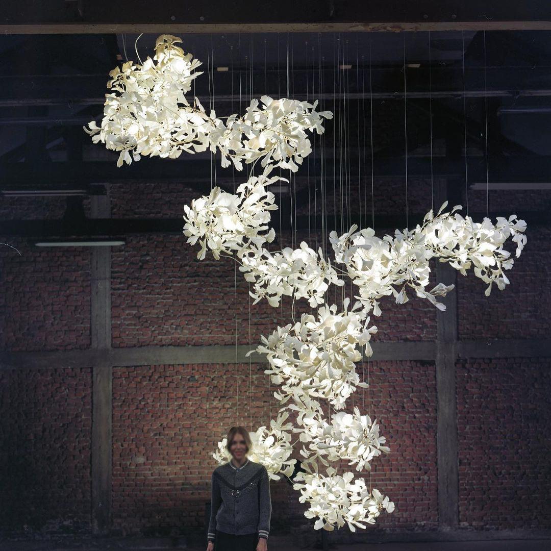 Alvenan Gingko  Ceramic Combination Chandelier - Image 7