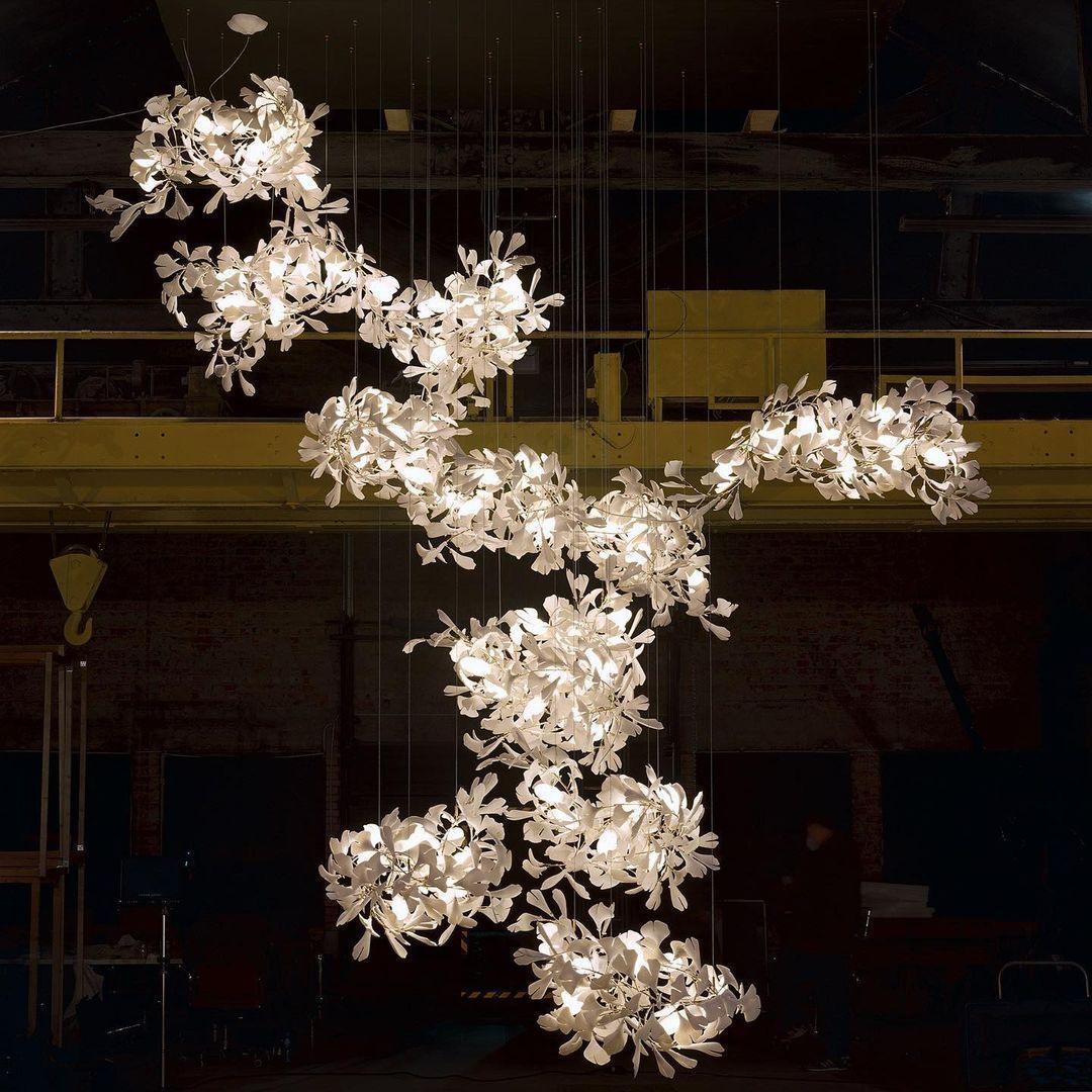 Alvenan Gingko  Ceramic Combination Chandelier - Image 8