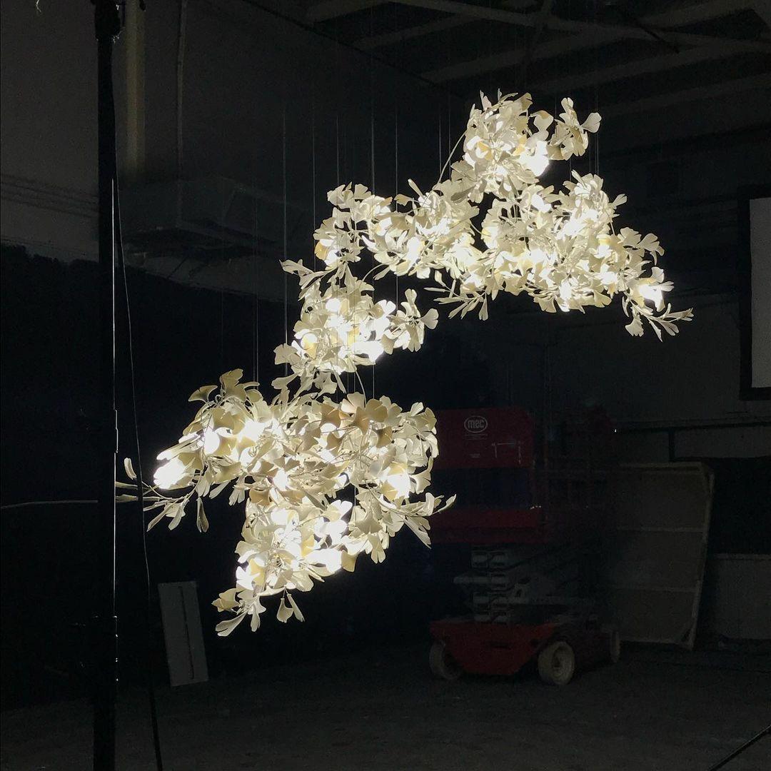 Alvenan Gingko  Ceramic Combination Chandelier - Image 9