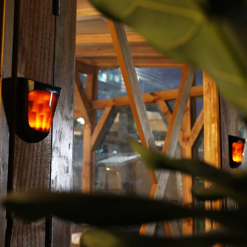 Amary Energy Flame ABS Outdoor Sconce Wall Lights - Image 3