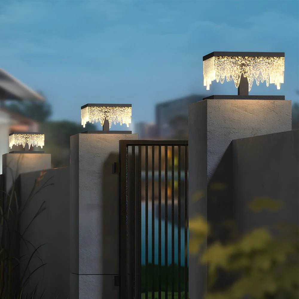 Ambitious Creative Modern Outdoor Fence Post Lights - Image 5