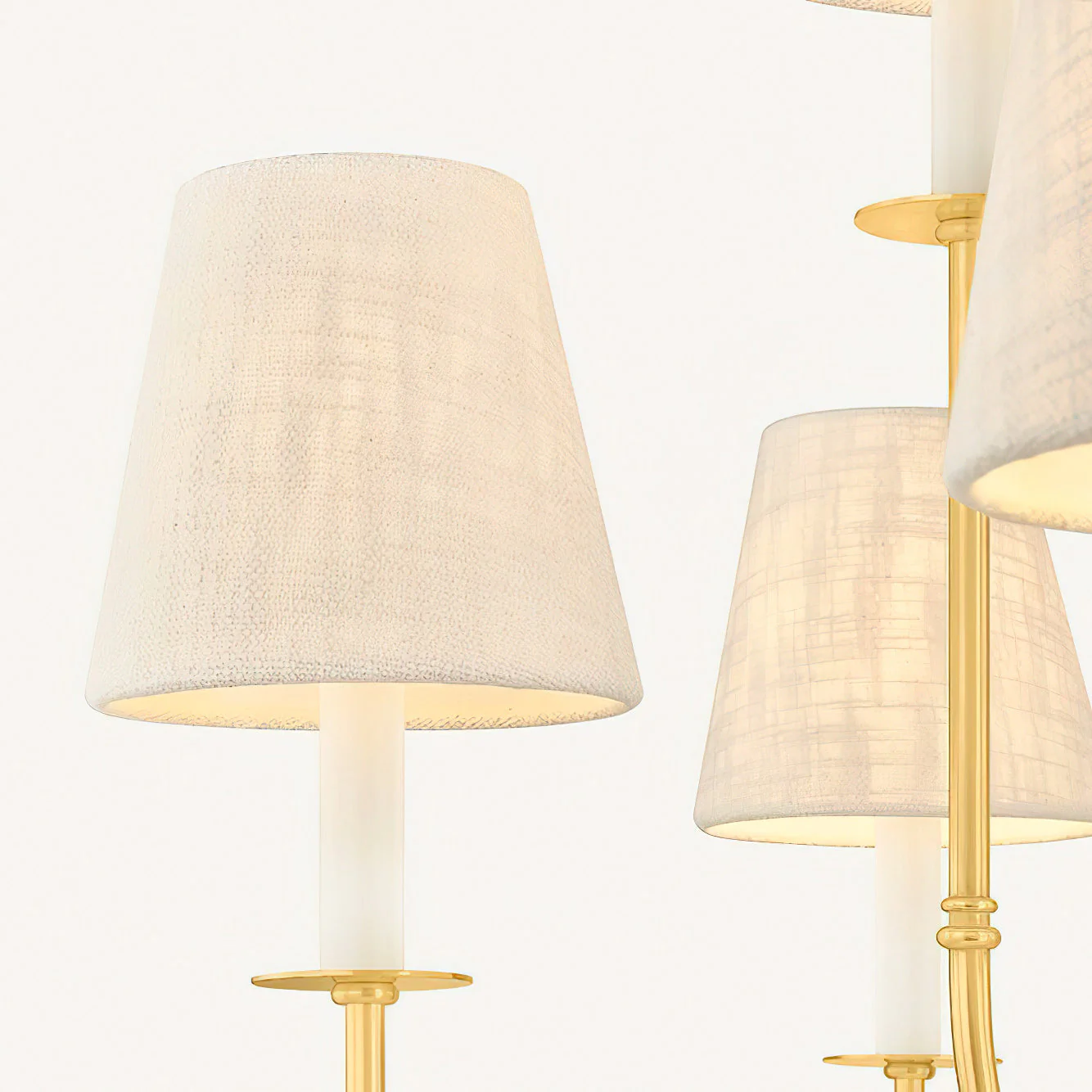 Amina Contemporary Brass Chandelier - Image 7
