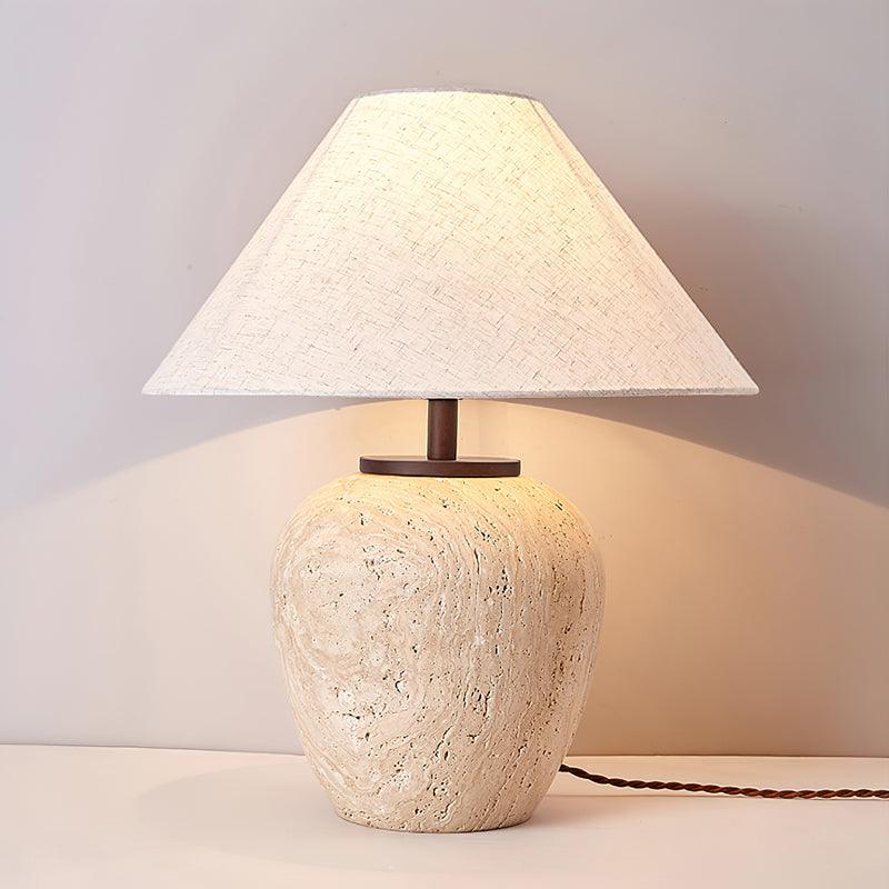 Aoji Serene Travertine Table Light - Image 12
