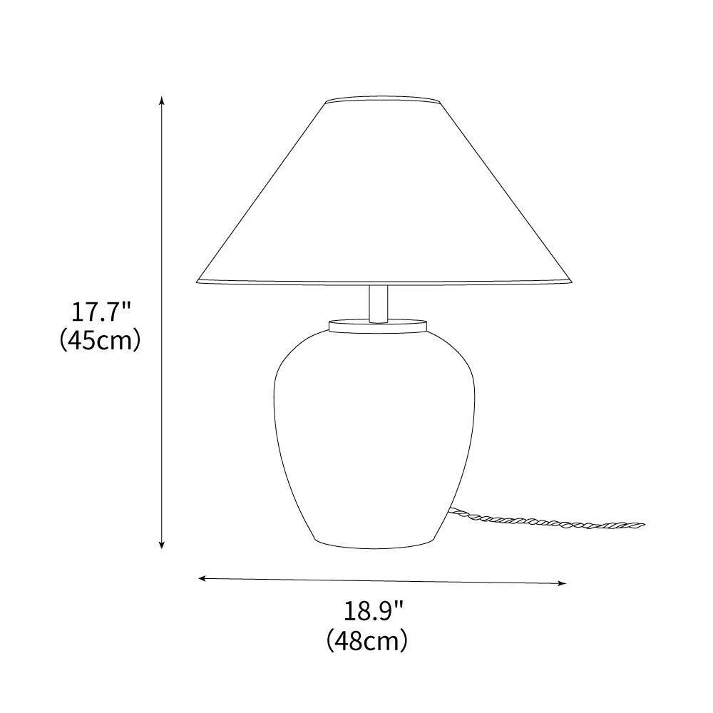 Aoji Serene Travertine Table Light - Image 3