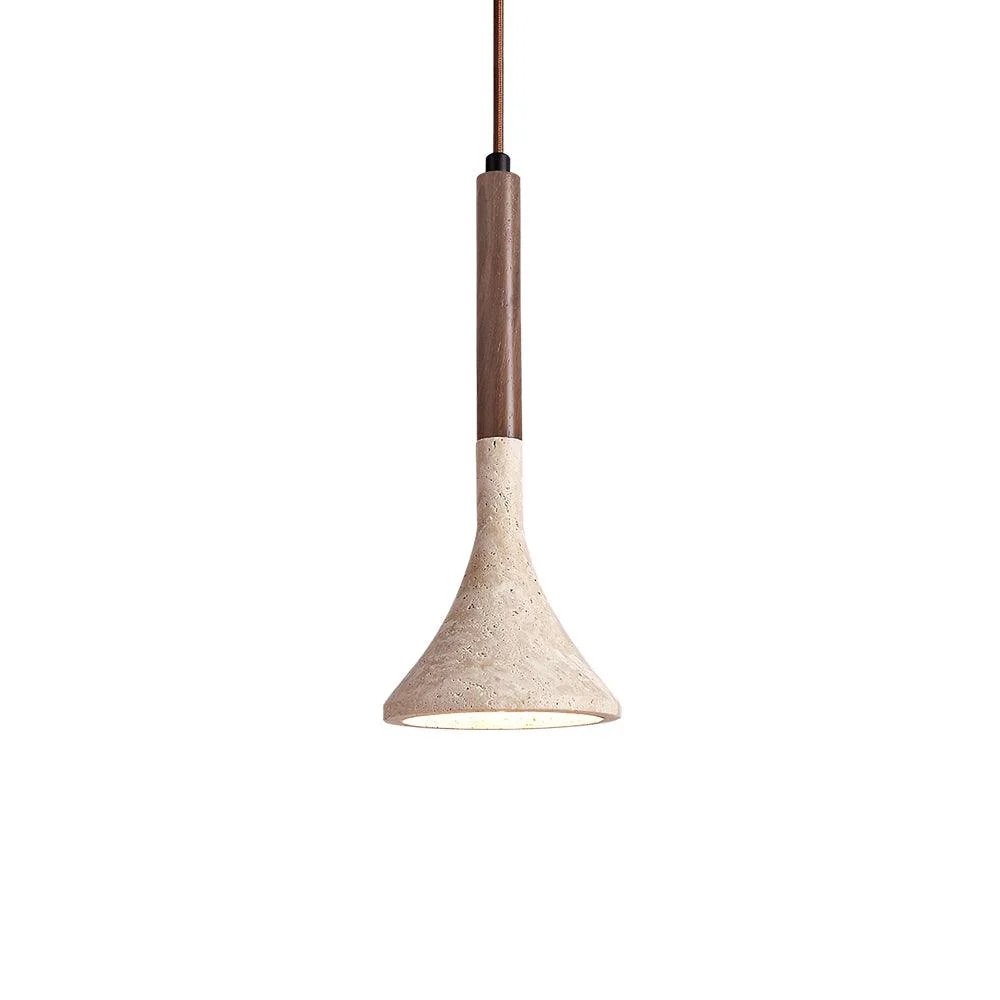 Aplomb Wabi-Sabi Travertine Pendant Light
