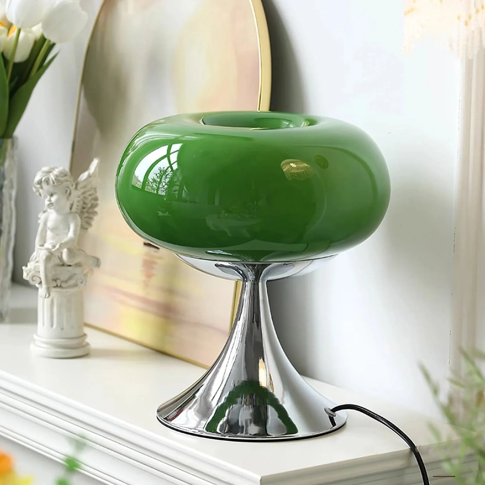 Apple Modern Glass Table Lamp - Image 5