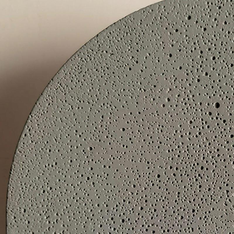 April Landscape Round LED Accent Concrete Outdoor Wall Flush Lights - Image 7