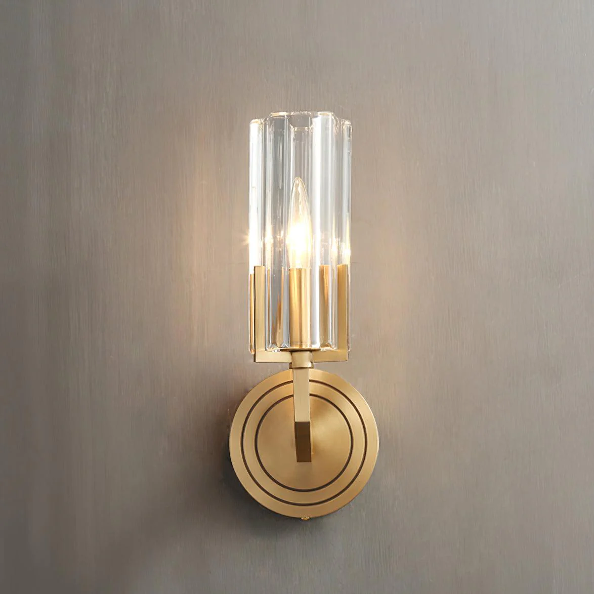 Aqua Premium Elegance Brass Glass Wall Lamp - Image 23