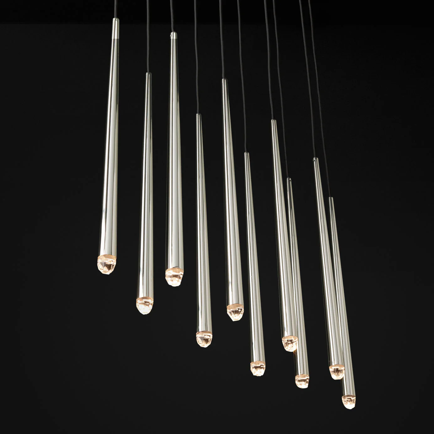 Aquitaine Minimalist Brass Chandelier - Image 40
