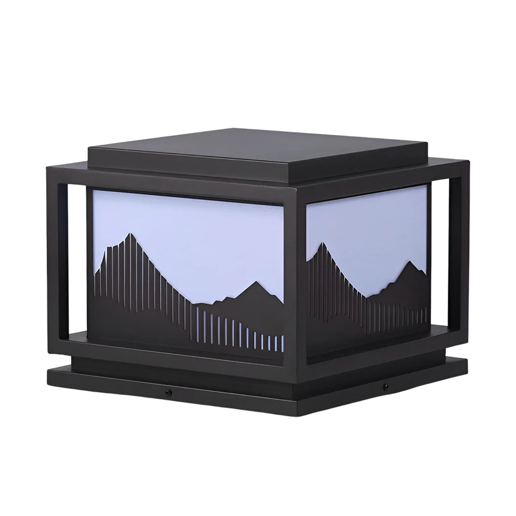 Archer Scenery Traditional Outdoor Post Caps Lights - Image 9