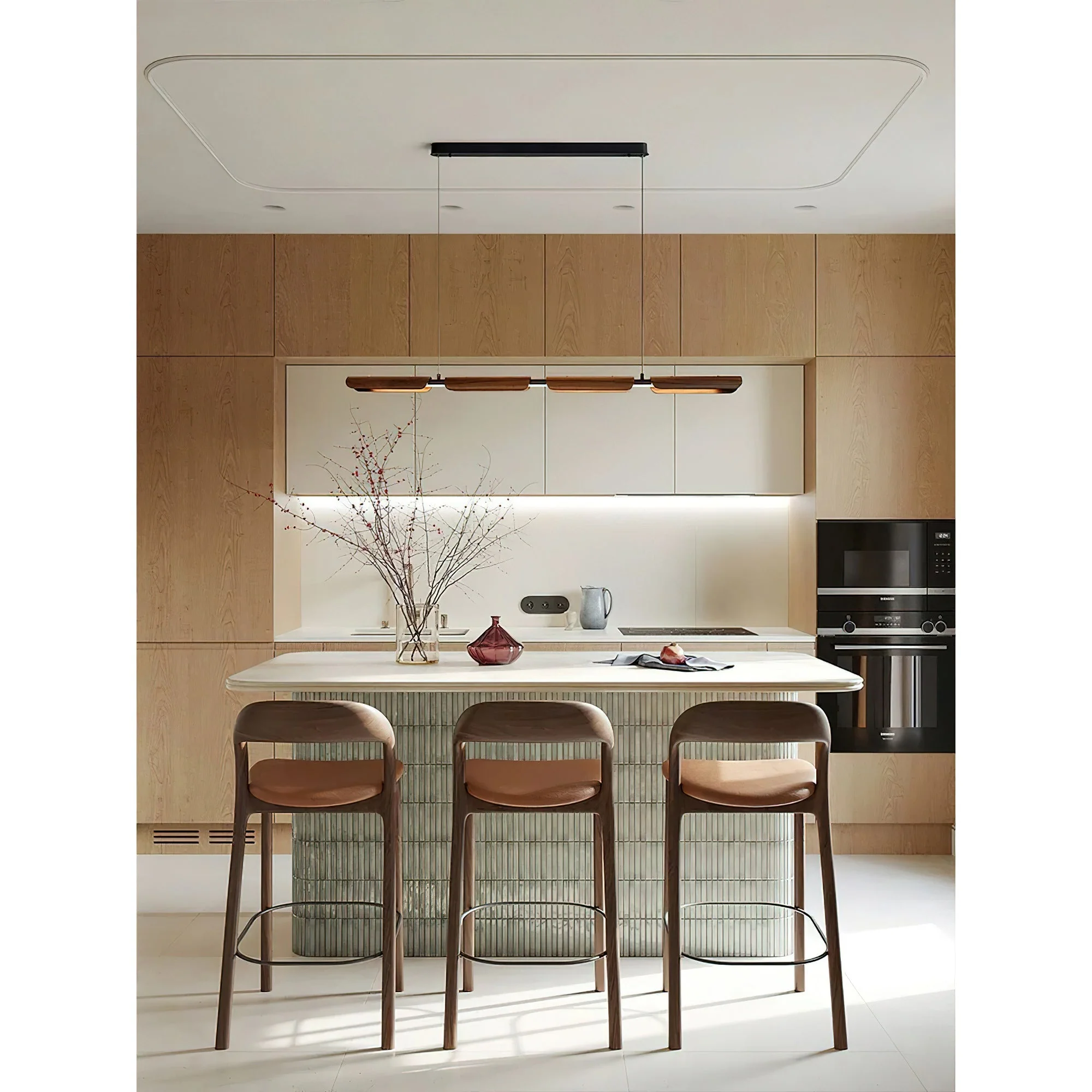 Arden Minimalist Wood Pendant Light - Image 10