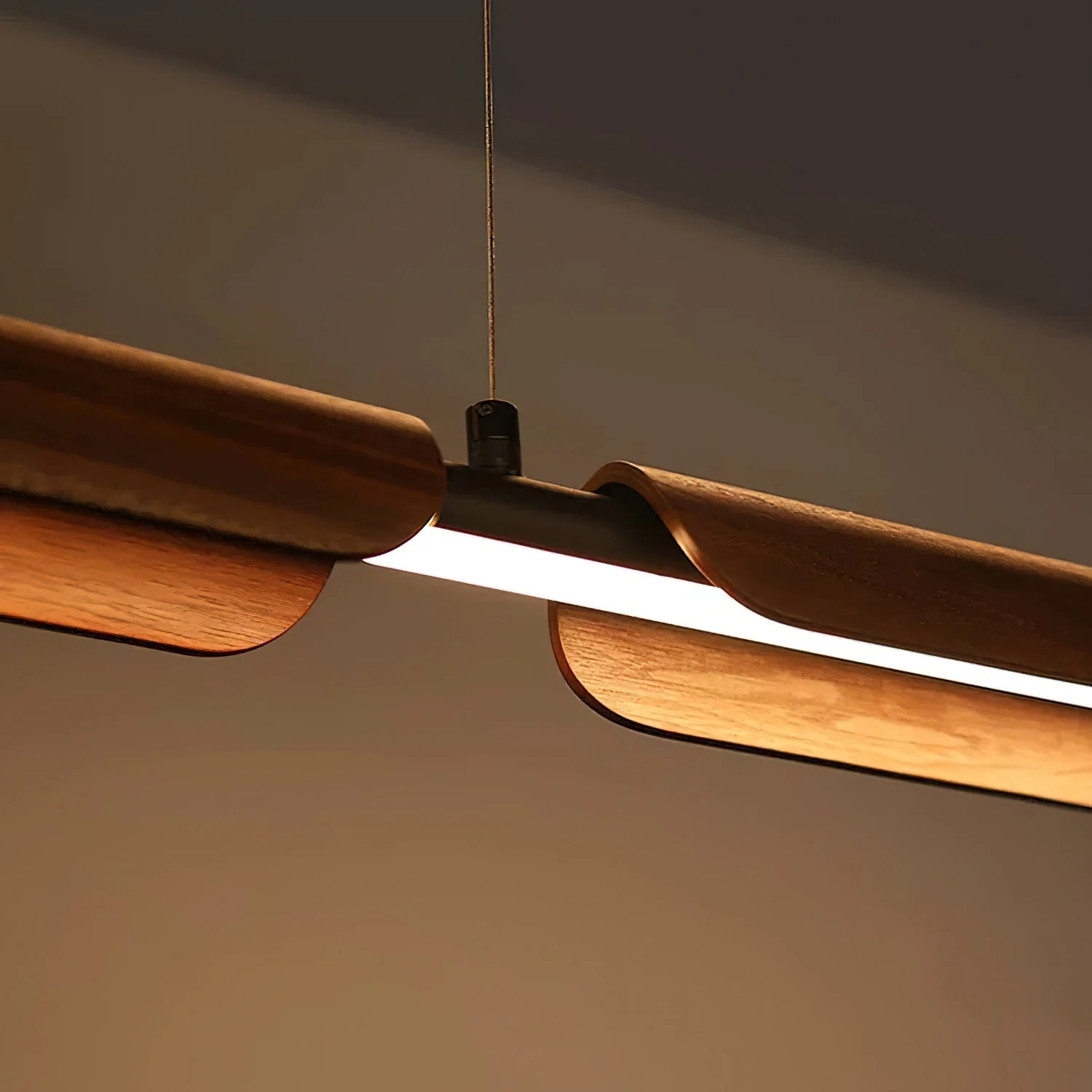 Arden Minimalist Wood Pendant Light - Image 17