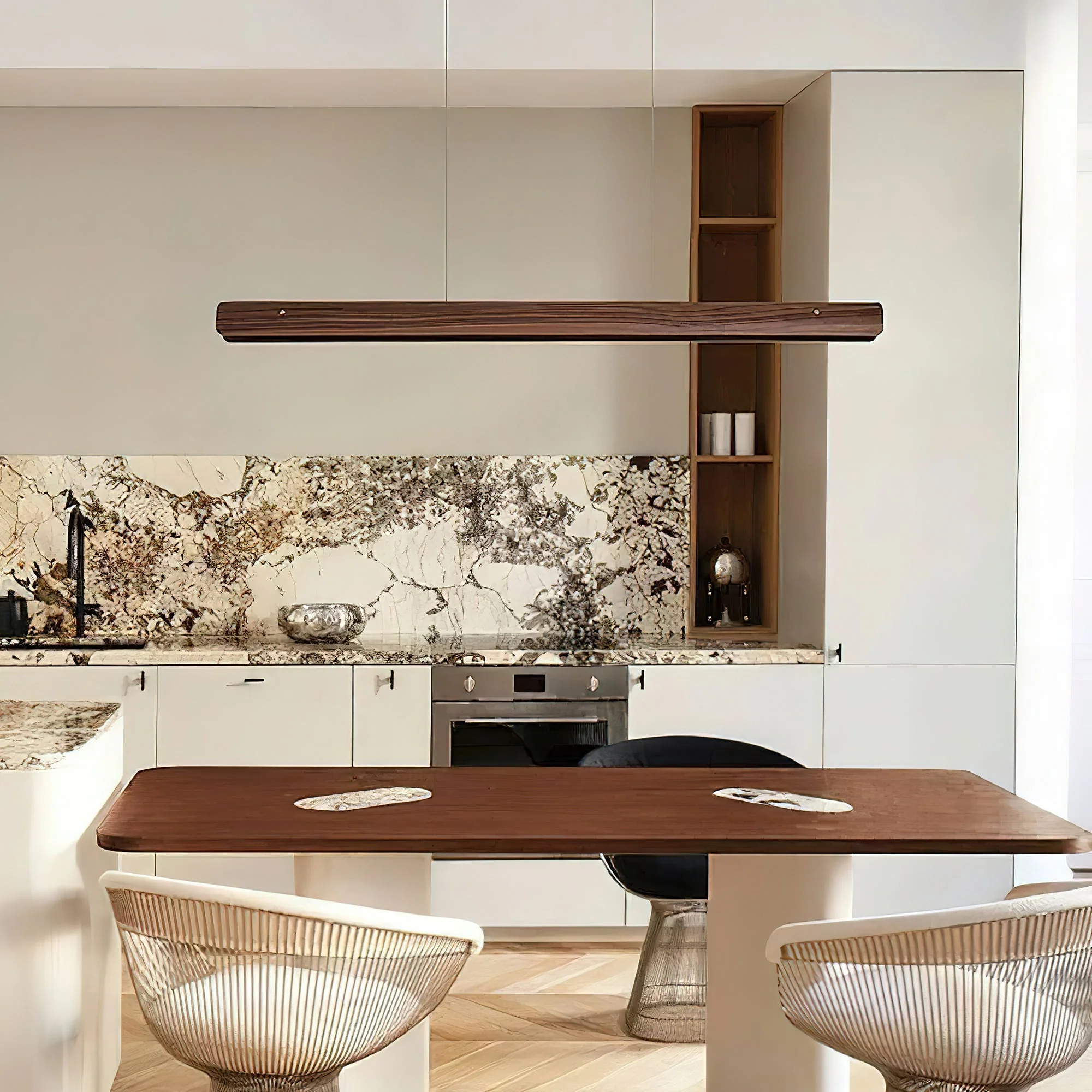 Arden Minimalist Wood Pendant Light - Image 2