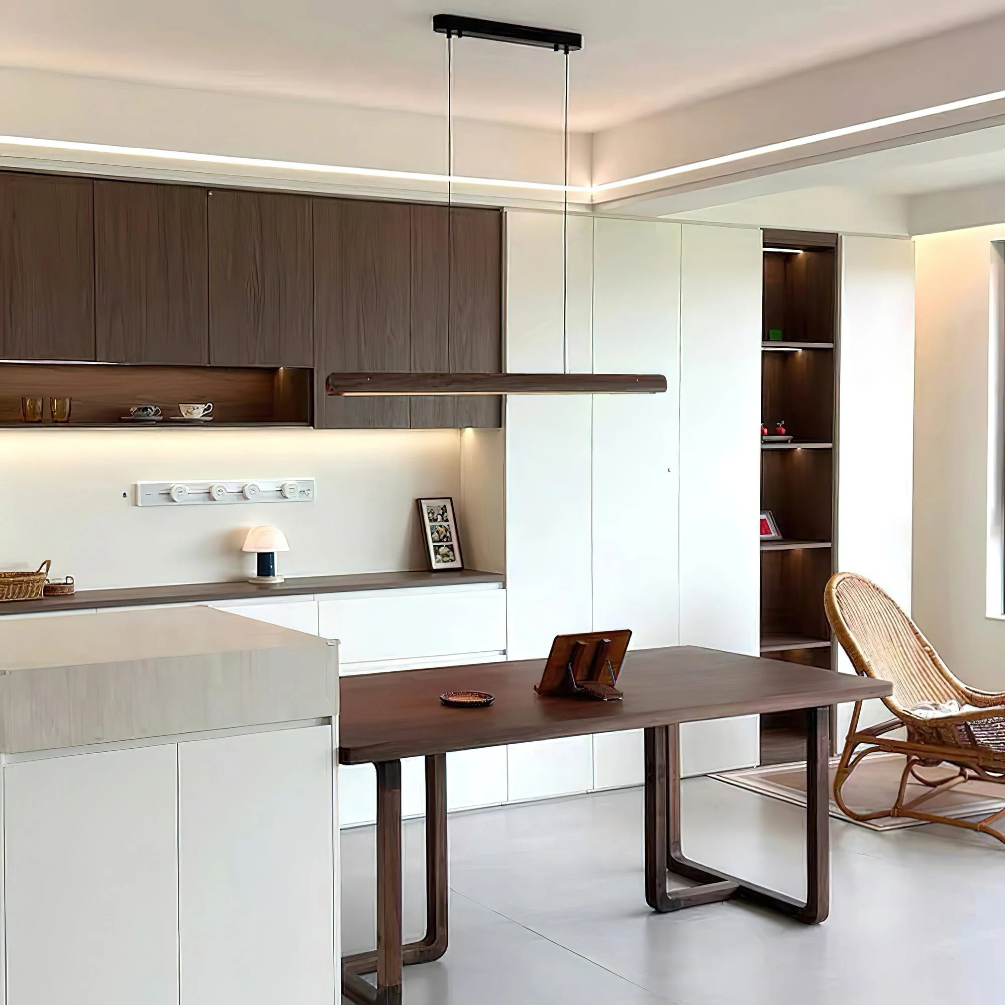 Arden Minimalist Wood Pendant Light - Image 3