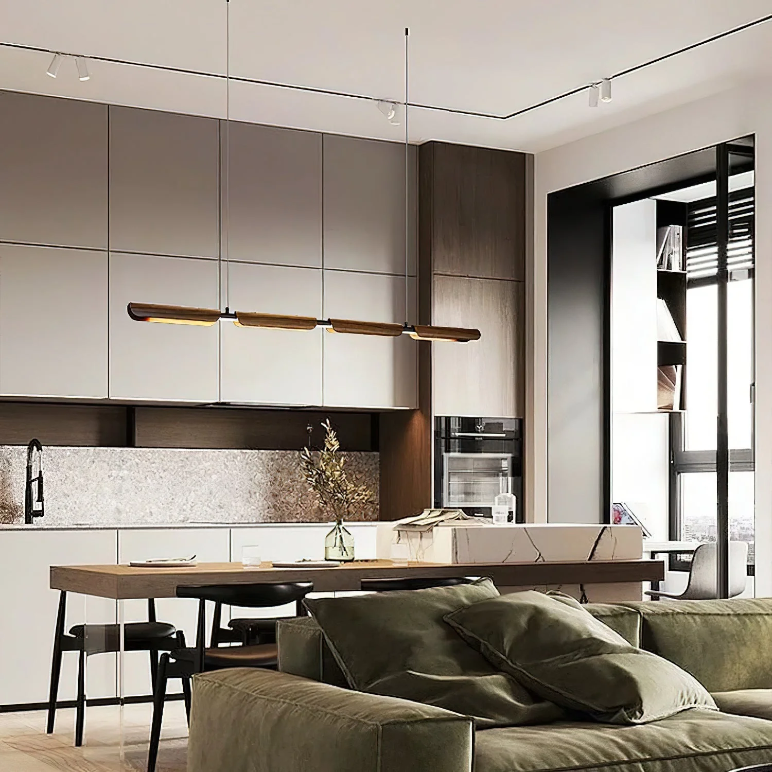 Arden Minimalist Wood Pendant Light - Image 6