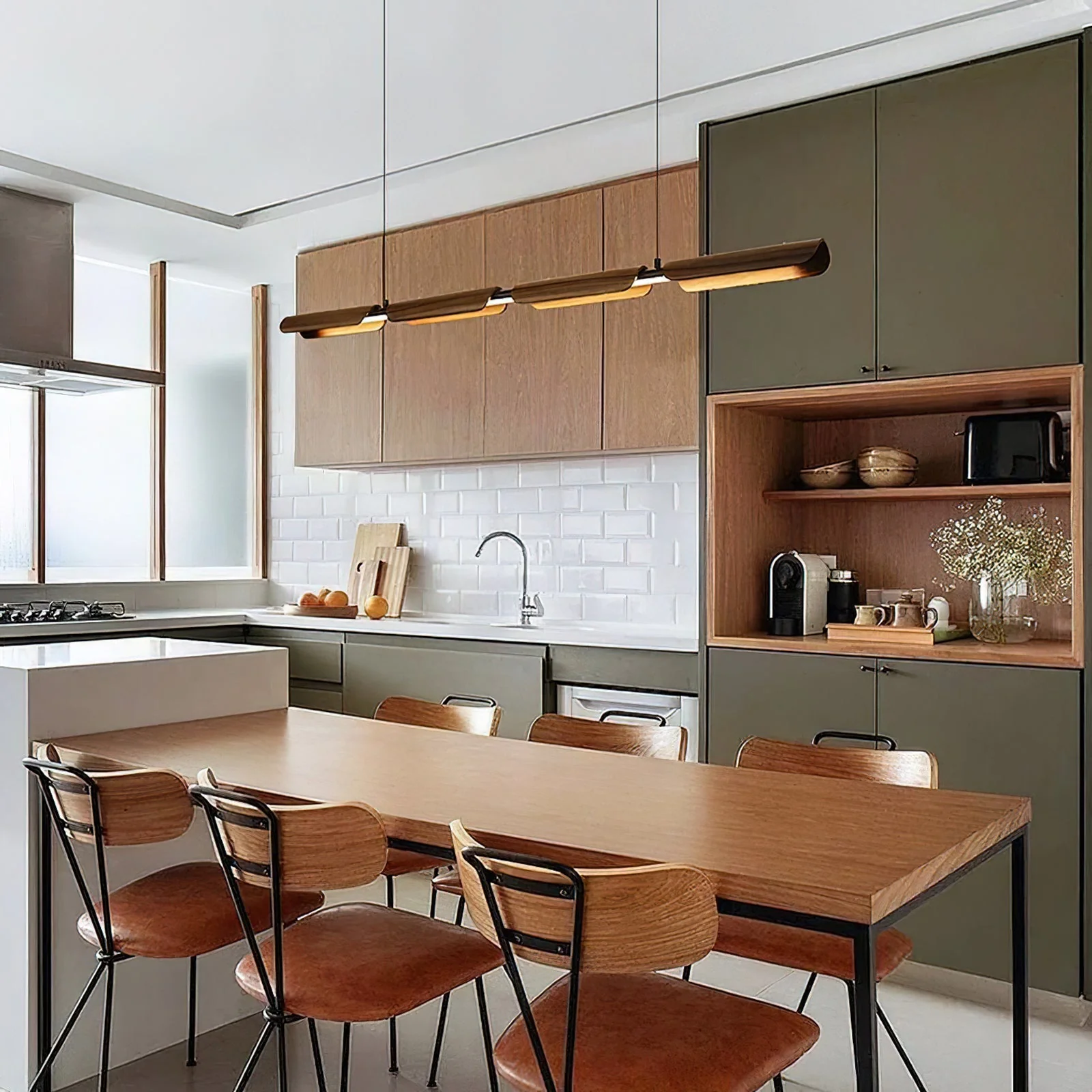 Arden Minimalist Wood Pendant Light - Image 8
