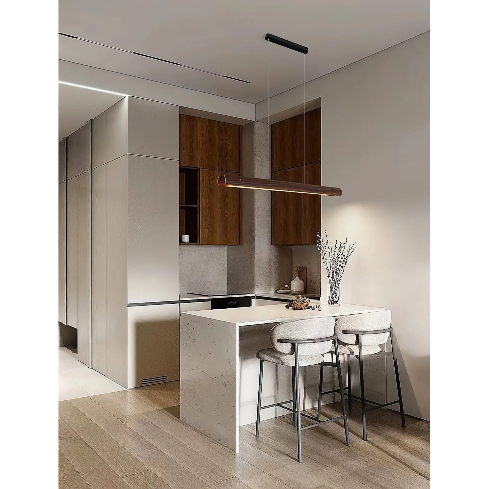 Arden Minimalist Wood Pendant Light - Image 9