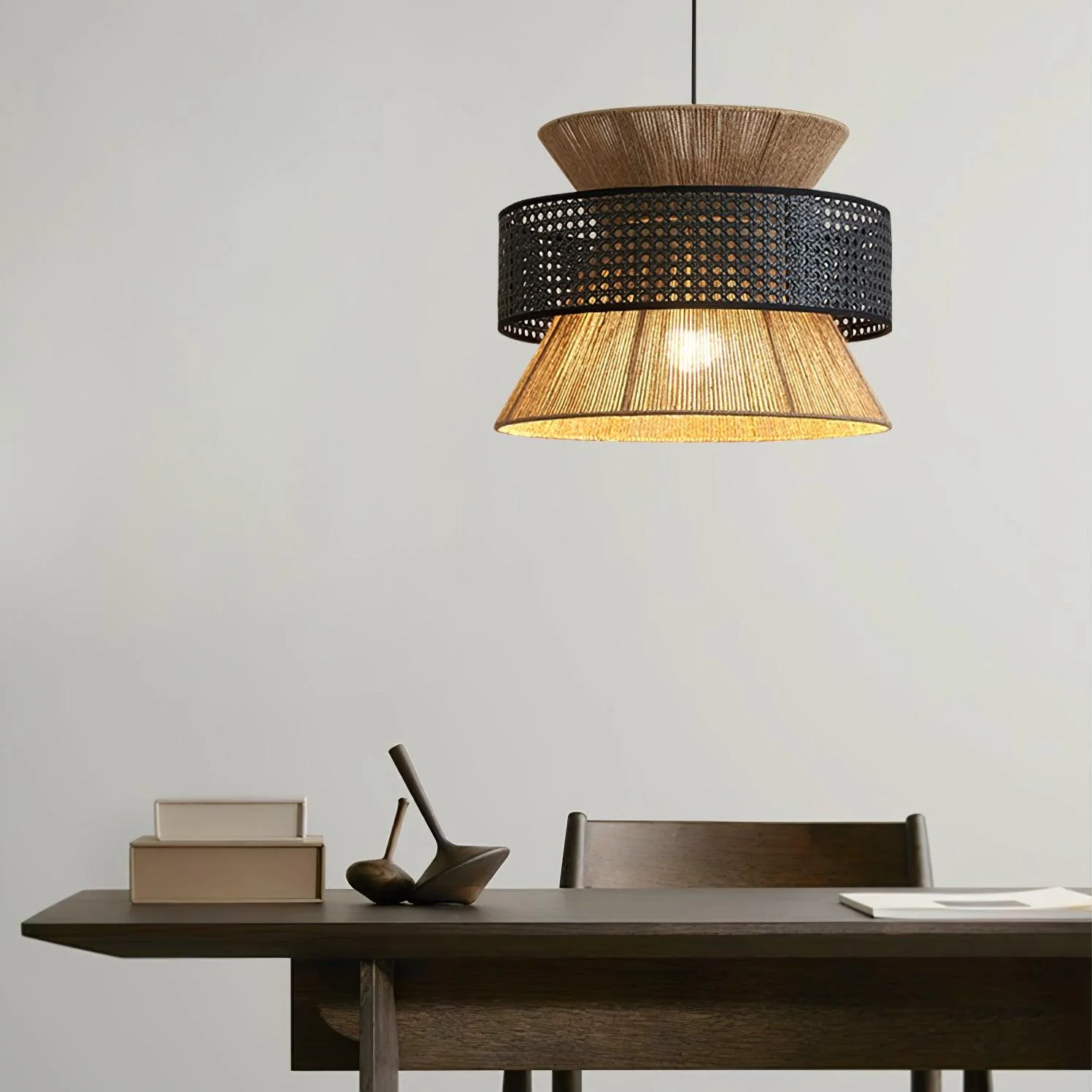 Aria Bohemian Bamboo Pendant Lamp - Image 10