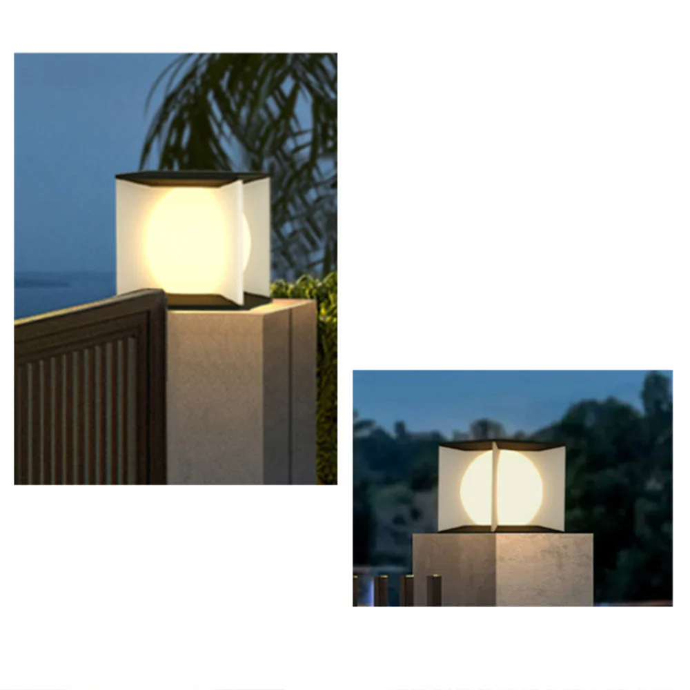 Aria Modern Outdoor Pier Mount Pillar Light - Image 7