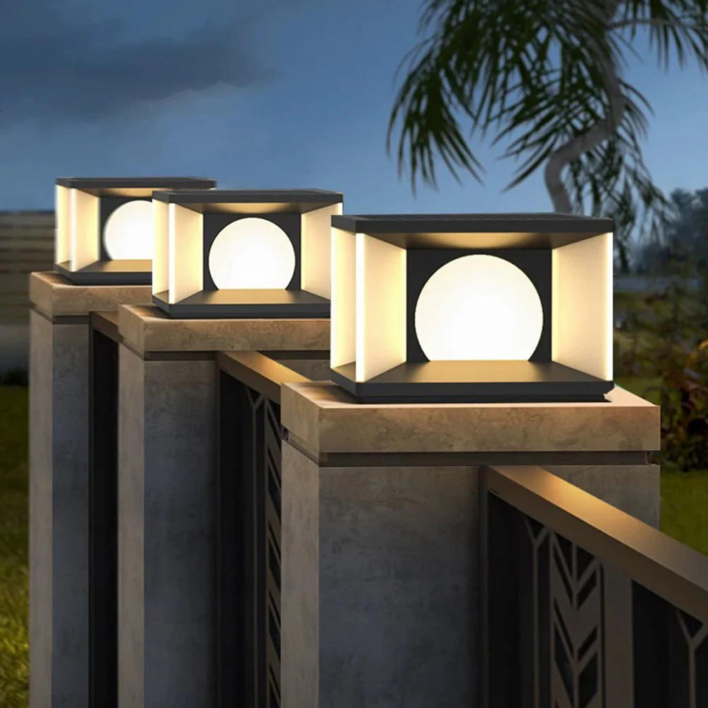 Aria Modern Outdoor Post Light - Image 3