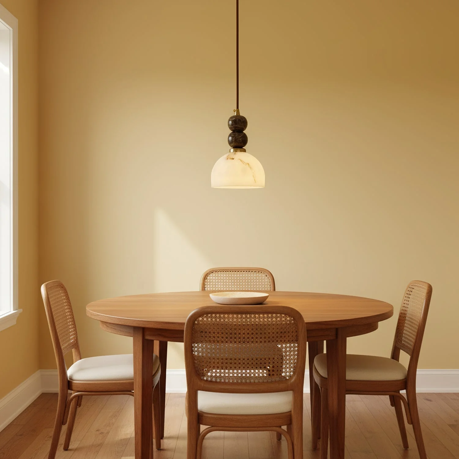 Arica Marble Orb Dome Pendant Light - Image 10
