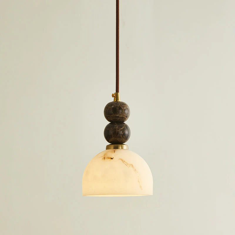 Arica Marble Orb Dome Pendant Light - Image 23