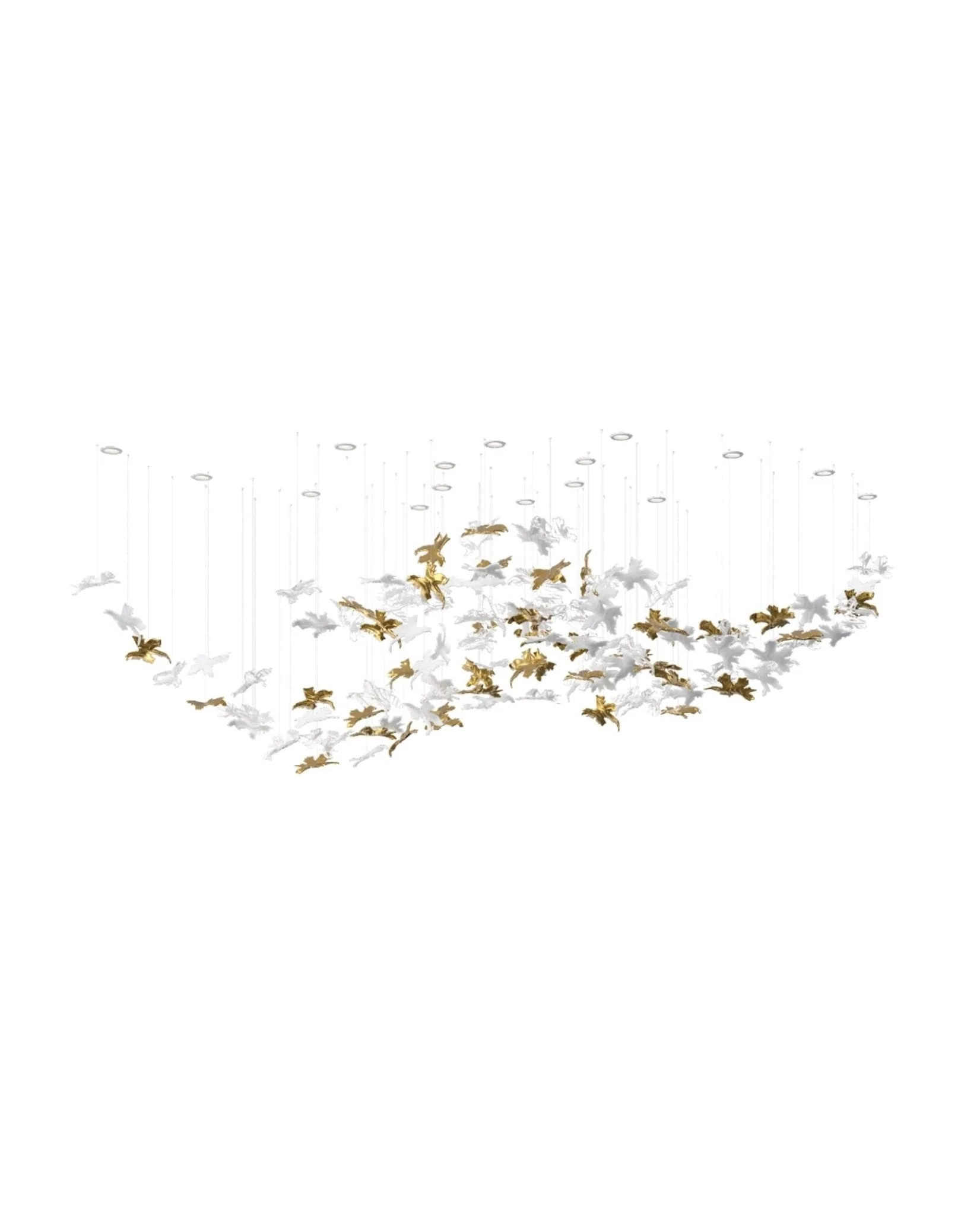 Arinan Floral Glass Chandelier - Image 12