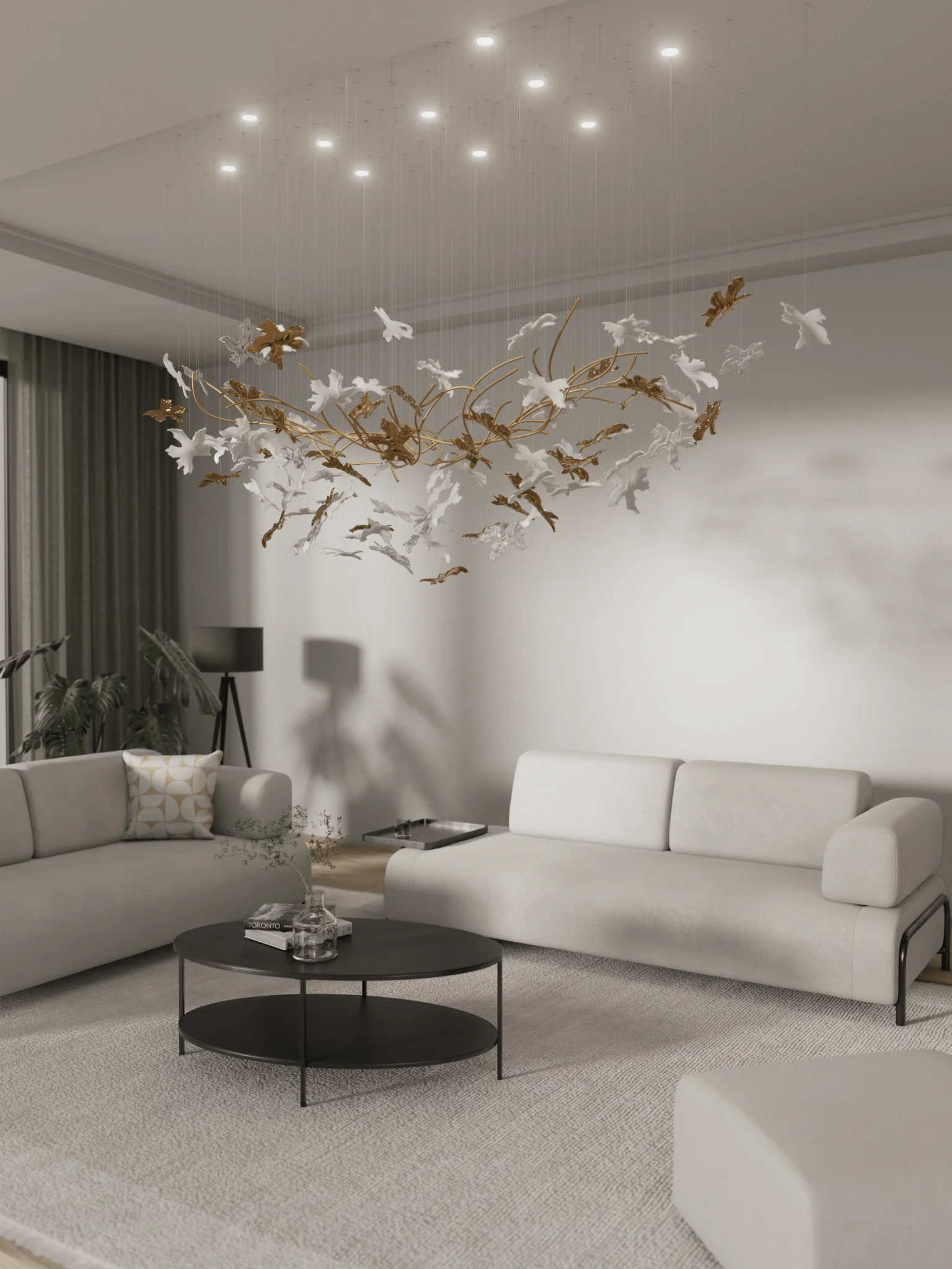Arinan Floral Glass Chandelier - Image 19