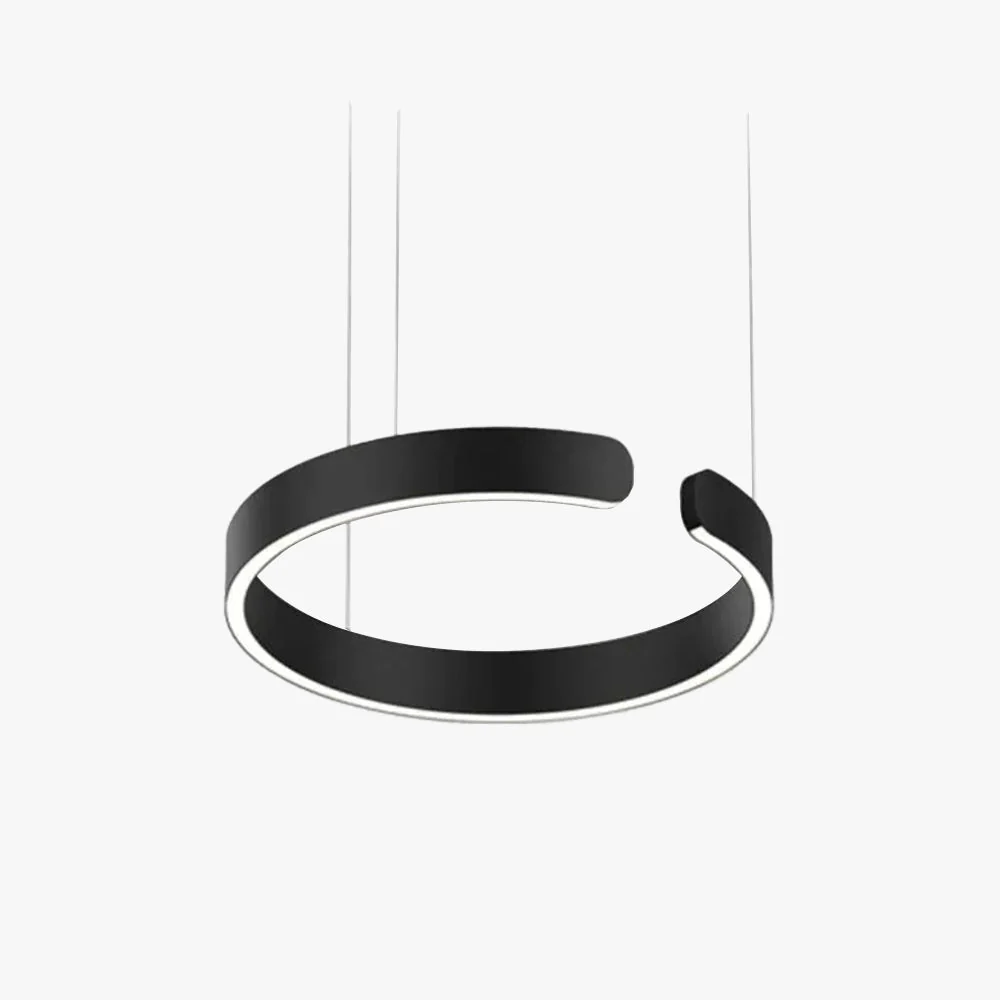 Arisha Luxury Minimalist LED Ring Pendant Light - Image 15