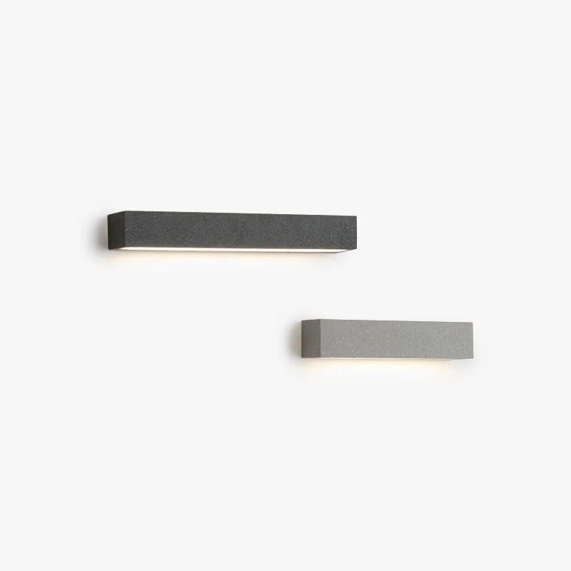Arisha Modern Cement LED Outdoor Wall Lamp