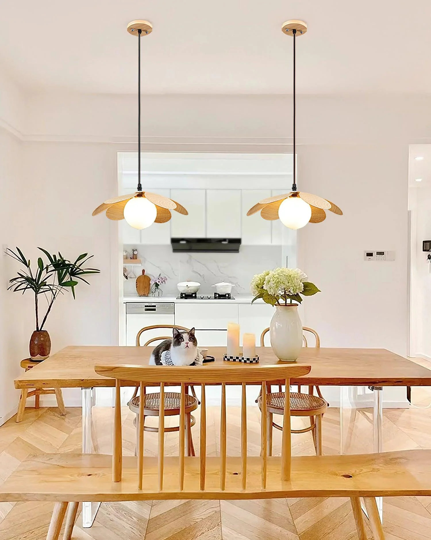 Arlenis Glass Minimalistic Pendant Lamp - Image 13