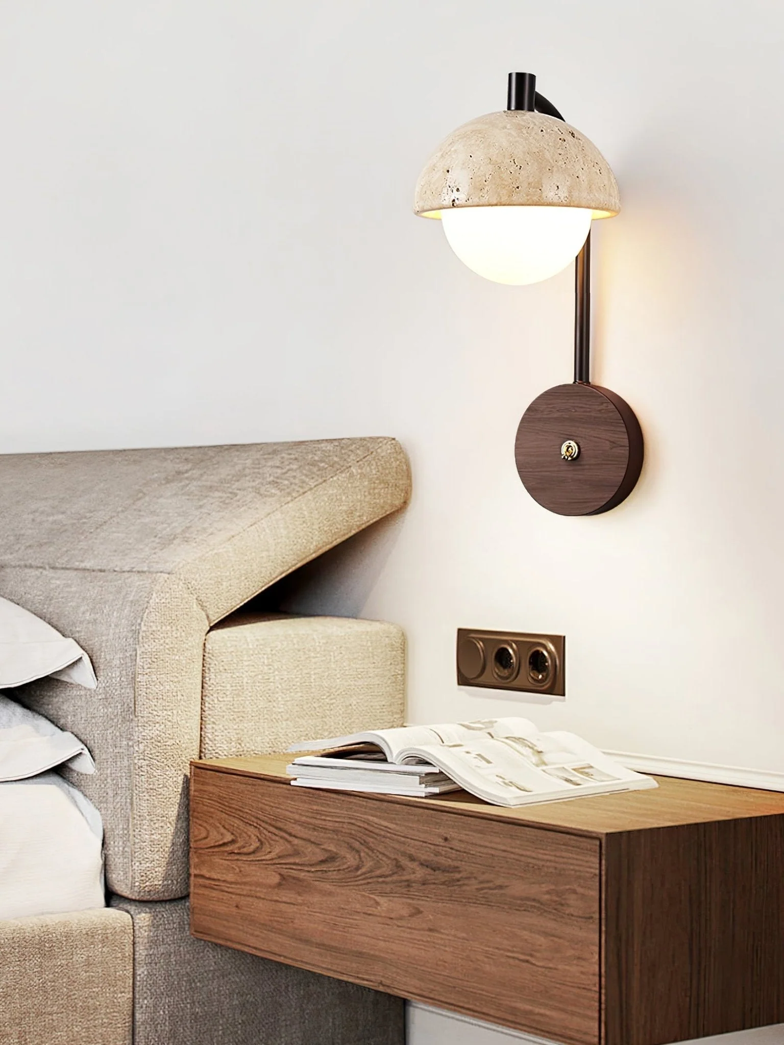 Arlo Travertine Wall Light - Image 4