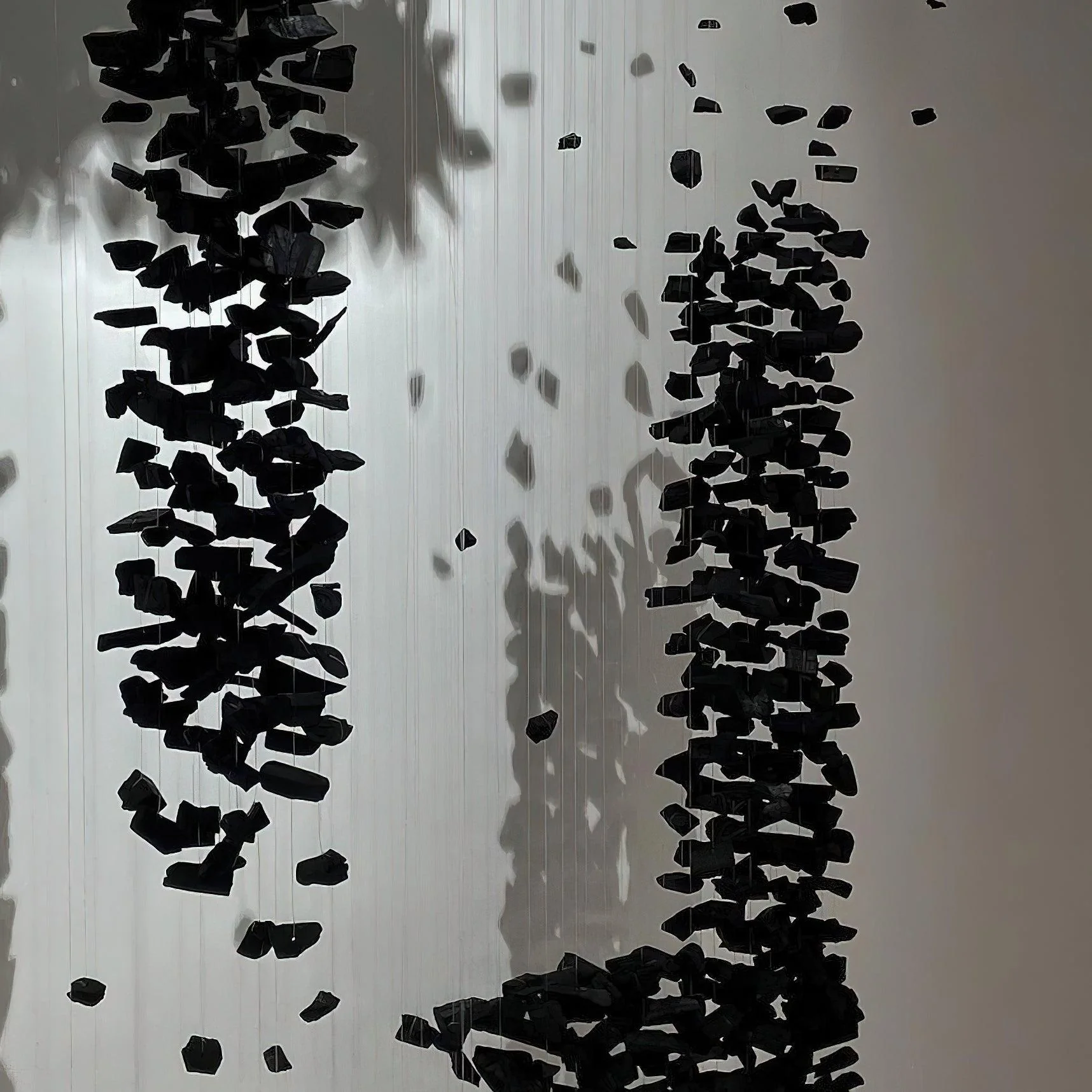 Arsilus Charcoal Stone Cascade Chandeliers F - Image 2