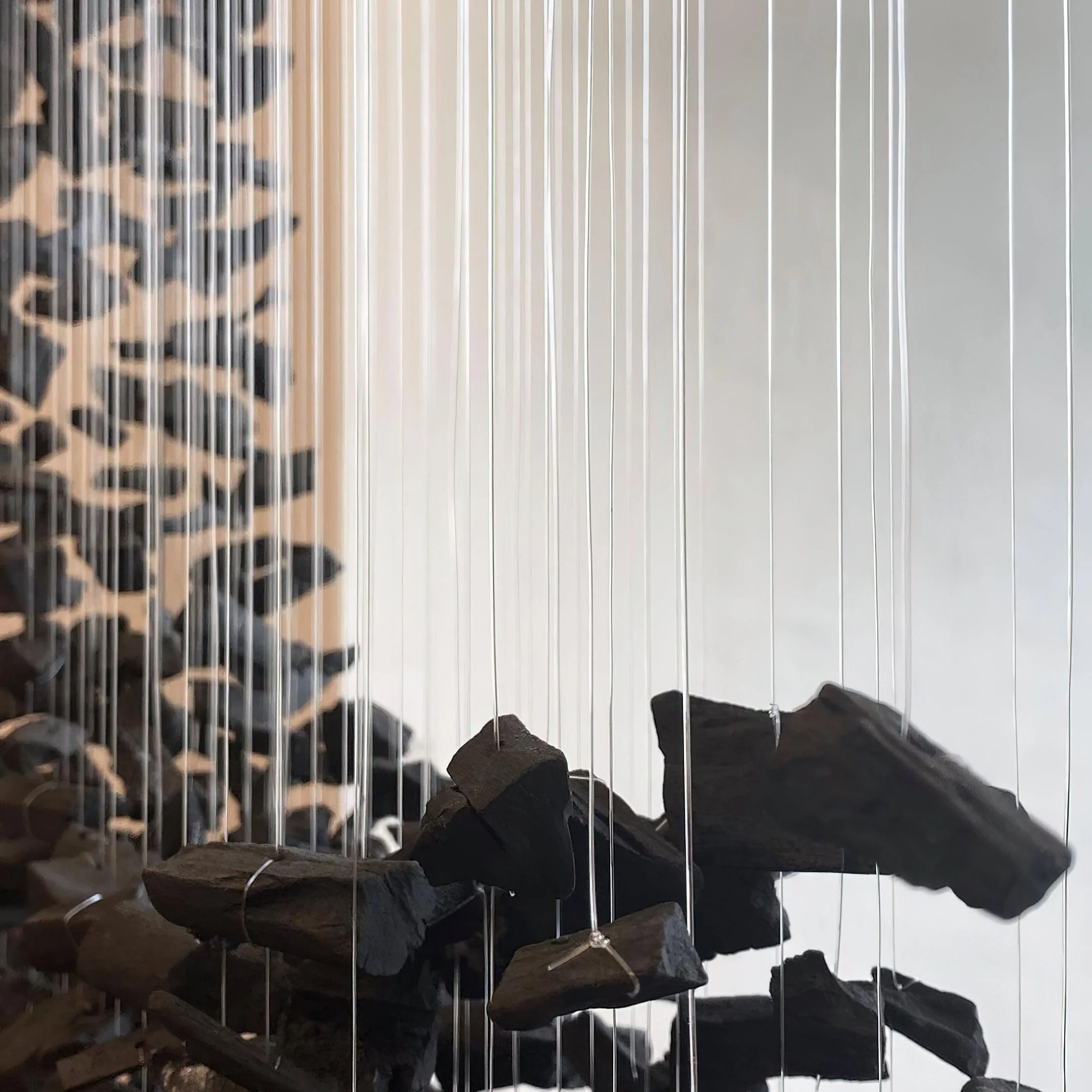 Arsilus Charcoal Stone Cascade Chandeliers H - Image 4