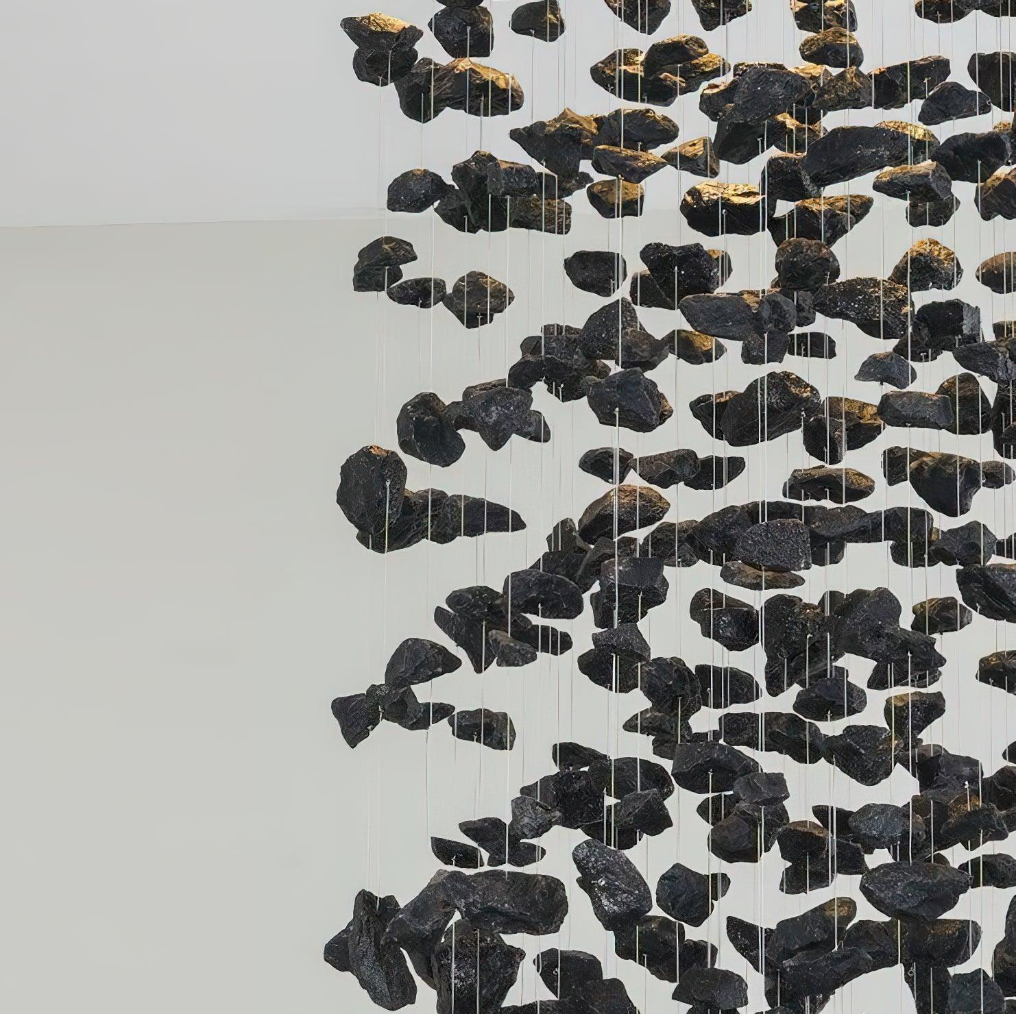 Arsilus Charcoal Stone Cascade Chandeliers U - Image 10