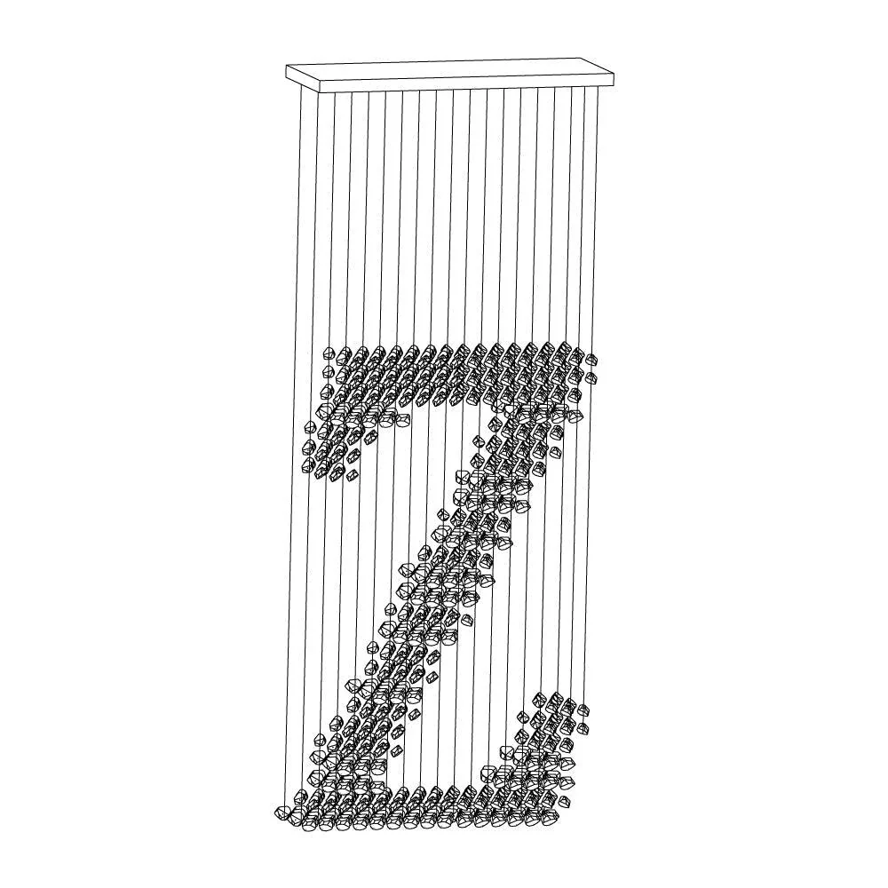 Arsilus Charcoal Stone Cascade Chandeliers Z - Image 6