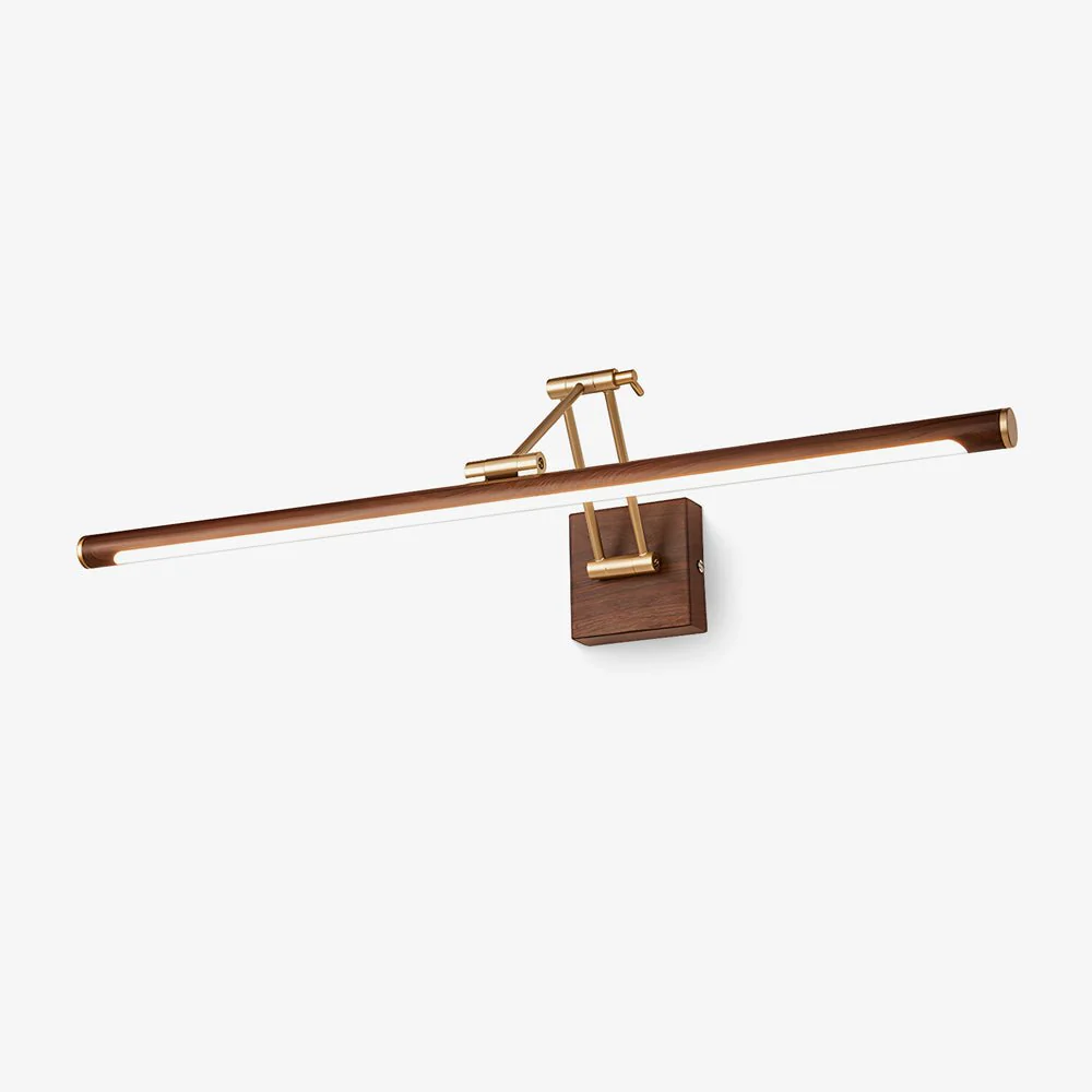 Arvararae Walnut Color Linear Adjustable Wall Light
