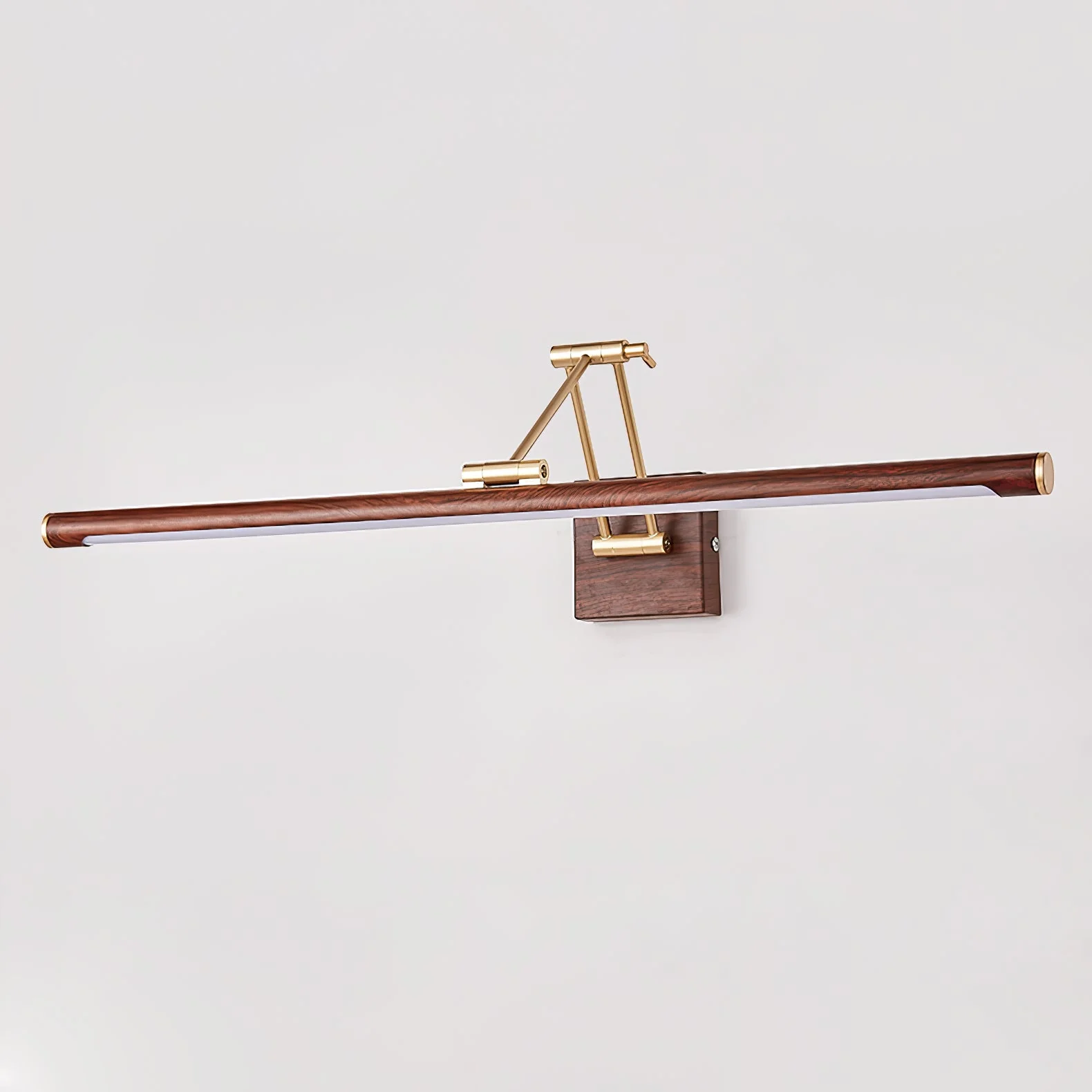 Arvararae Walnut Color Linear Adjustable Wall Light - Image 13