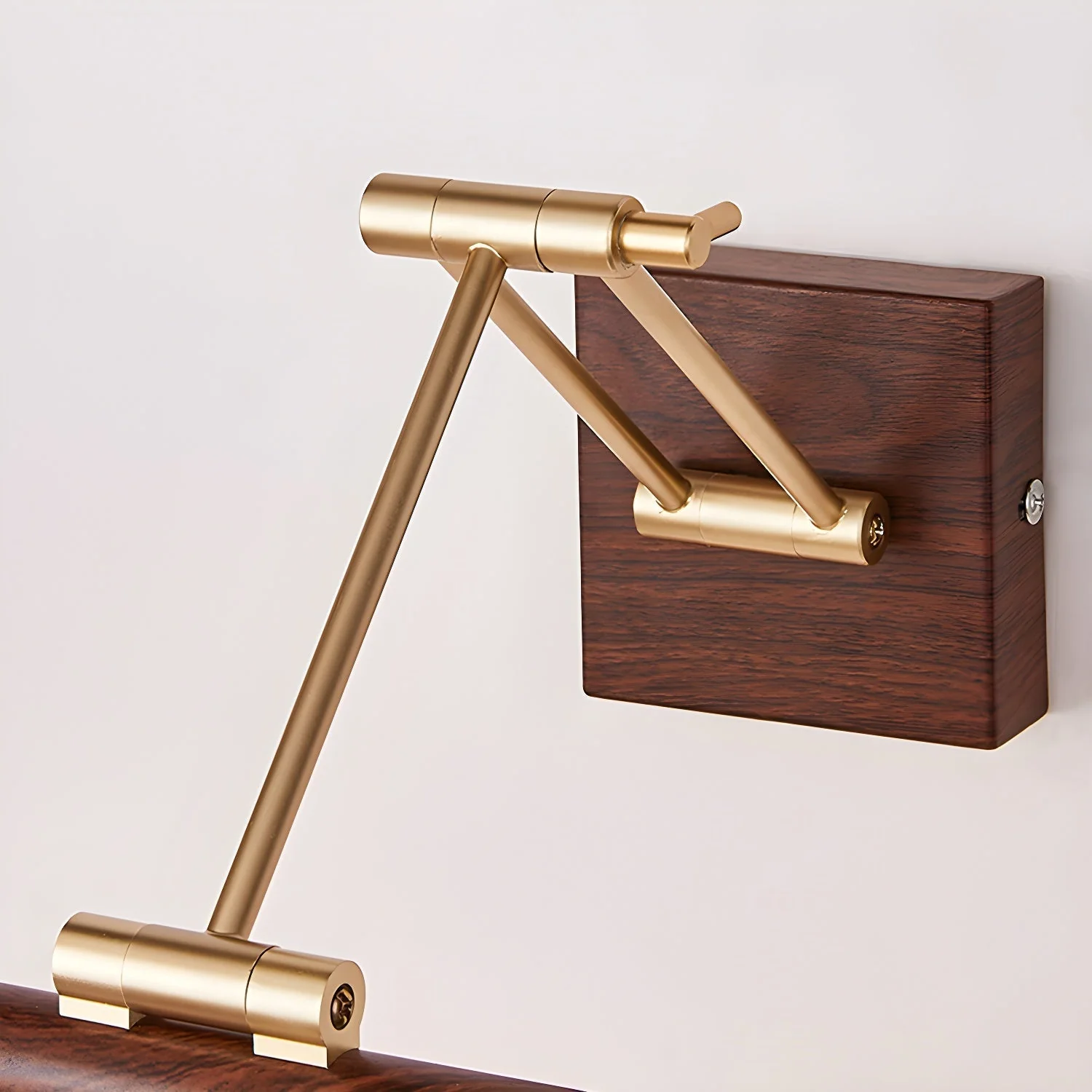Arvararae Walnut Color Linear Adjustable Wall Light - Image 21