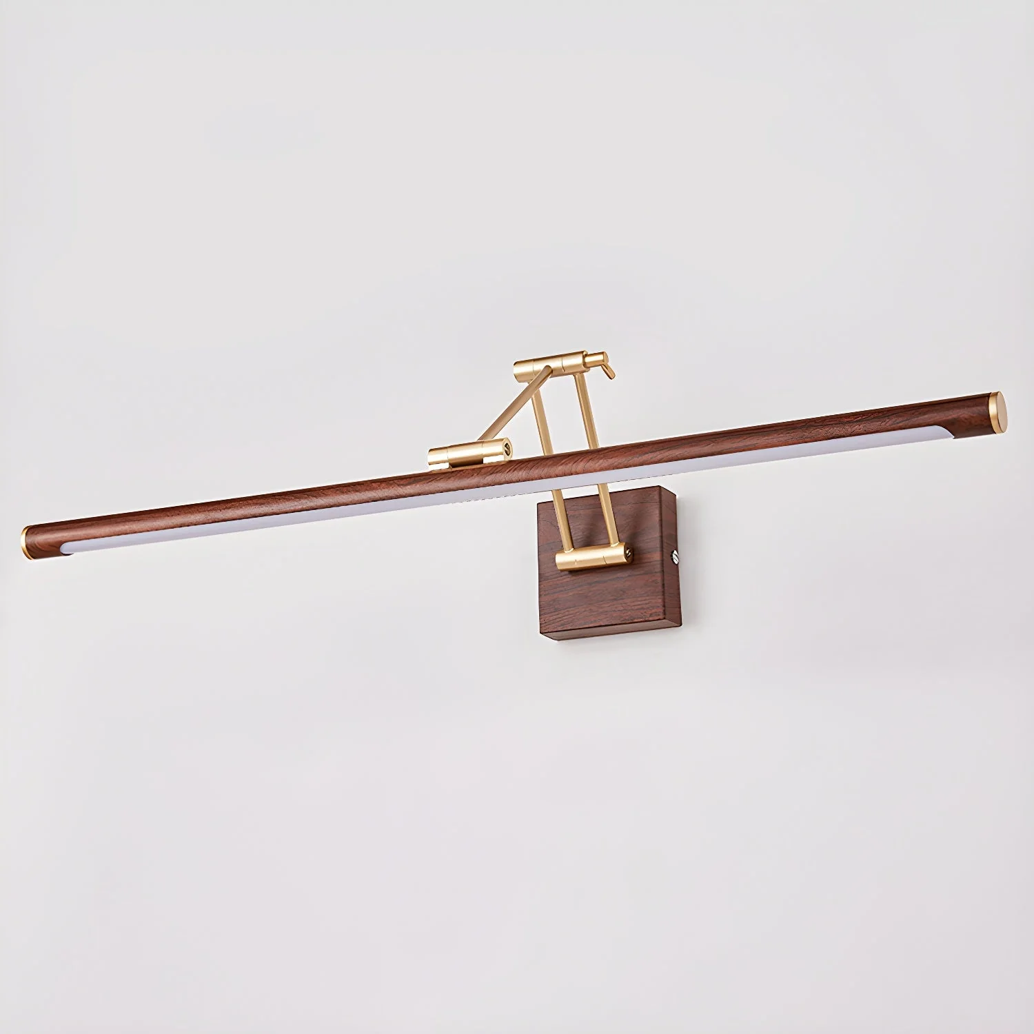 Arvararae Walnut Color Linear Adjustable Wall Light - Image 24