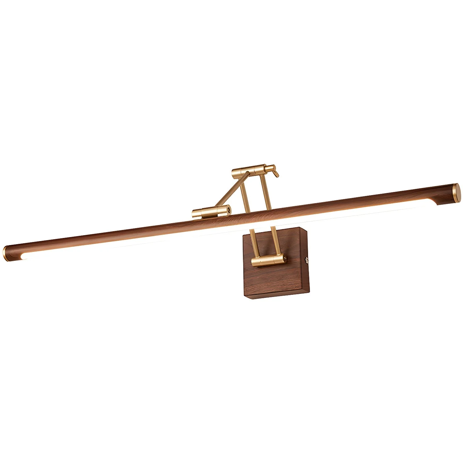 Arvararae Walnut Color Linear Adjustable Wall Light - Image 25
