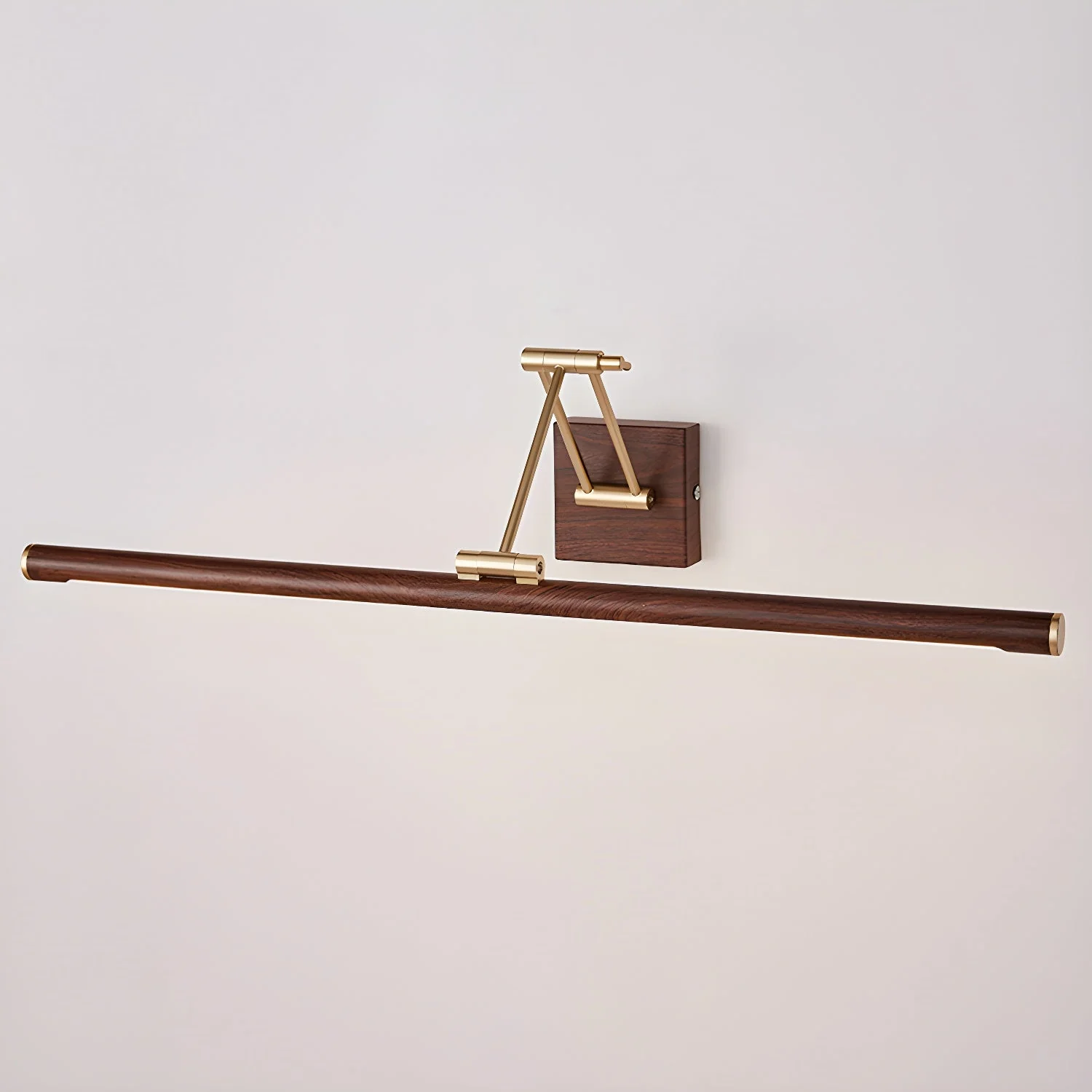 Arvararae Walnut Color Linear Adjustable Wall Light - Image 26